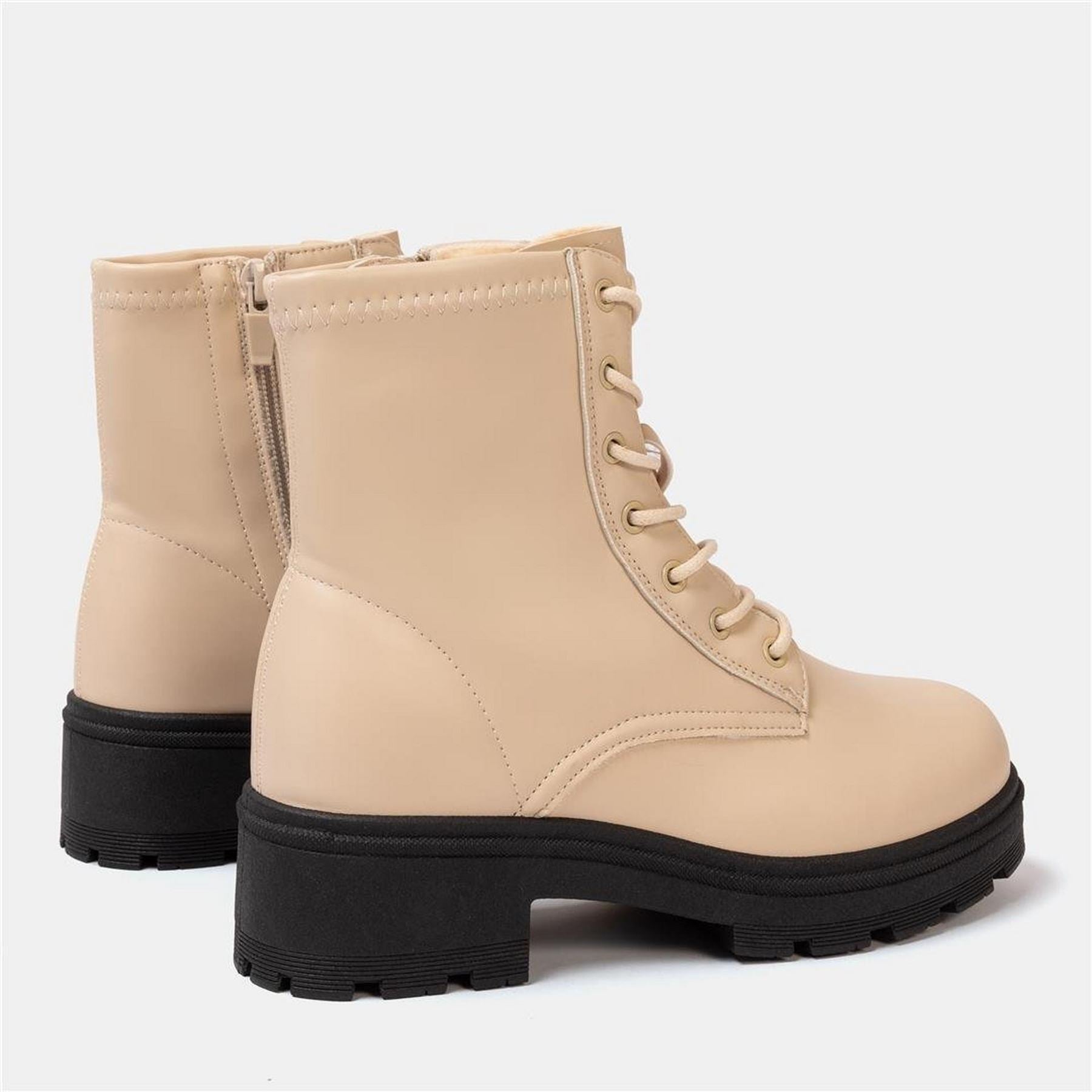I Saw It First Womens Saw It First Biker Ankle Boots
