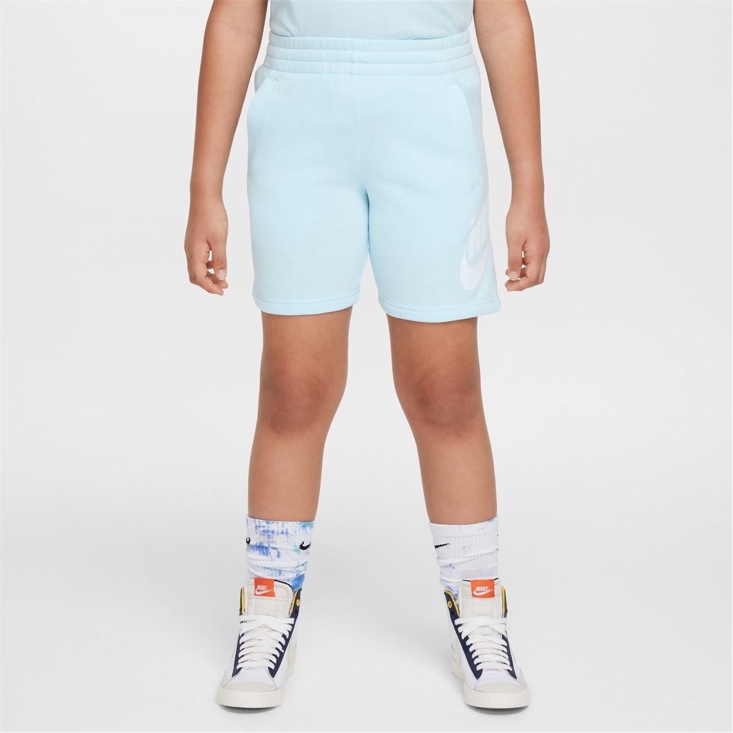 Nike Hybrid Bold Logo Sweat Shorts with Elasticated Waistband
