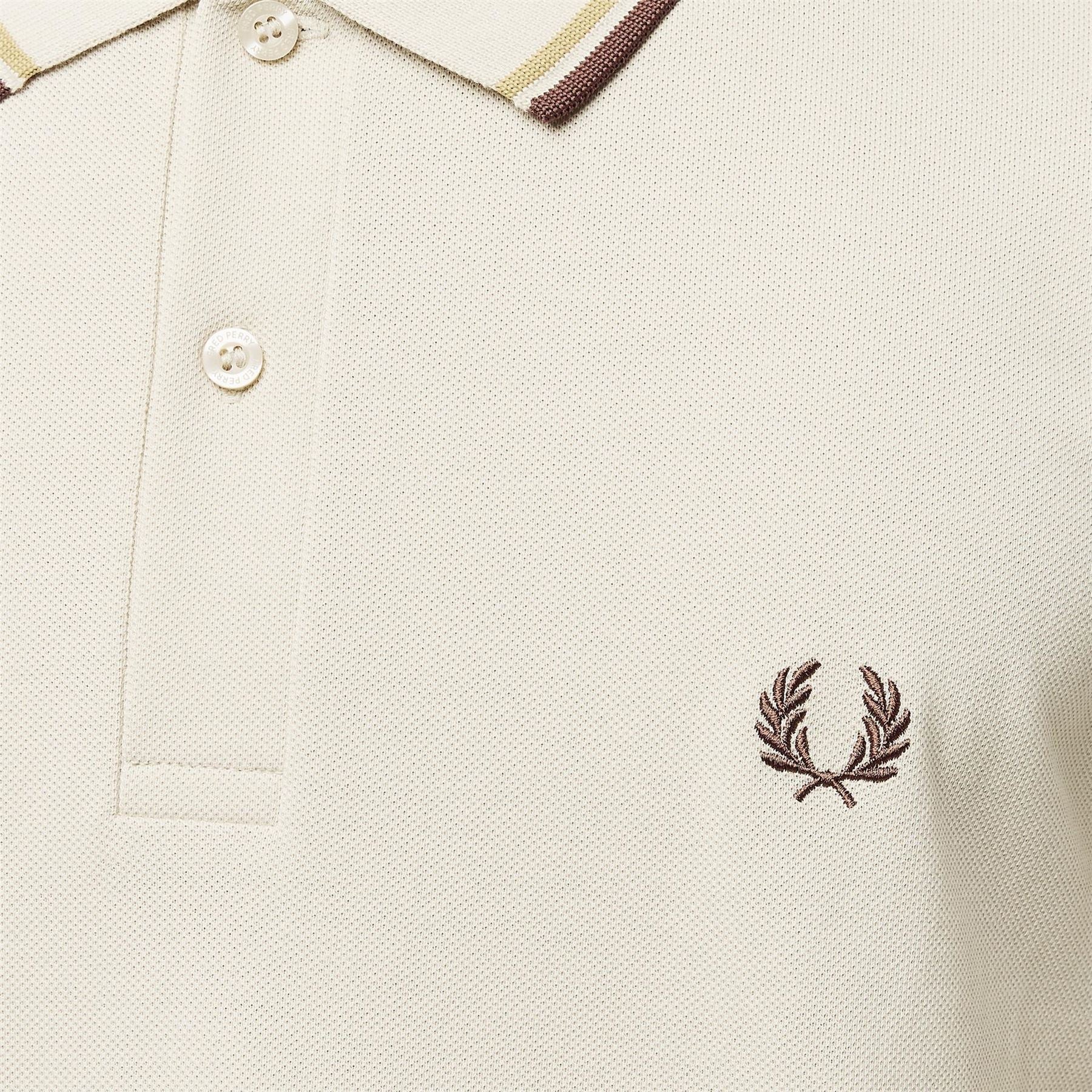 Fred Perry Sleeve Twin Tipped Polo Shirt