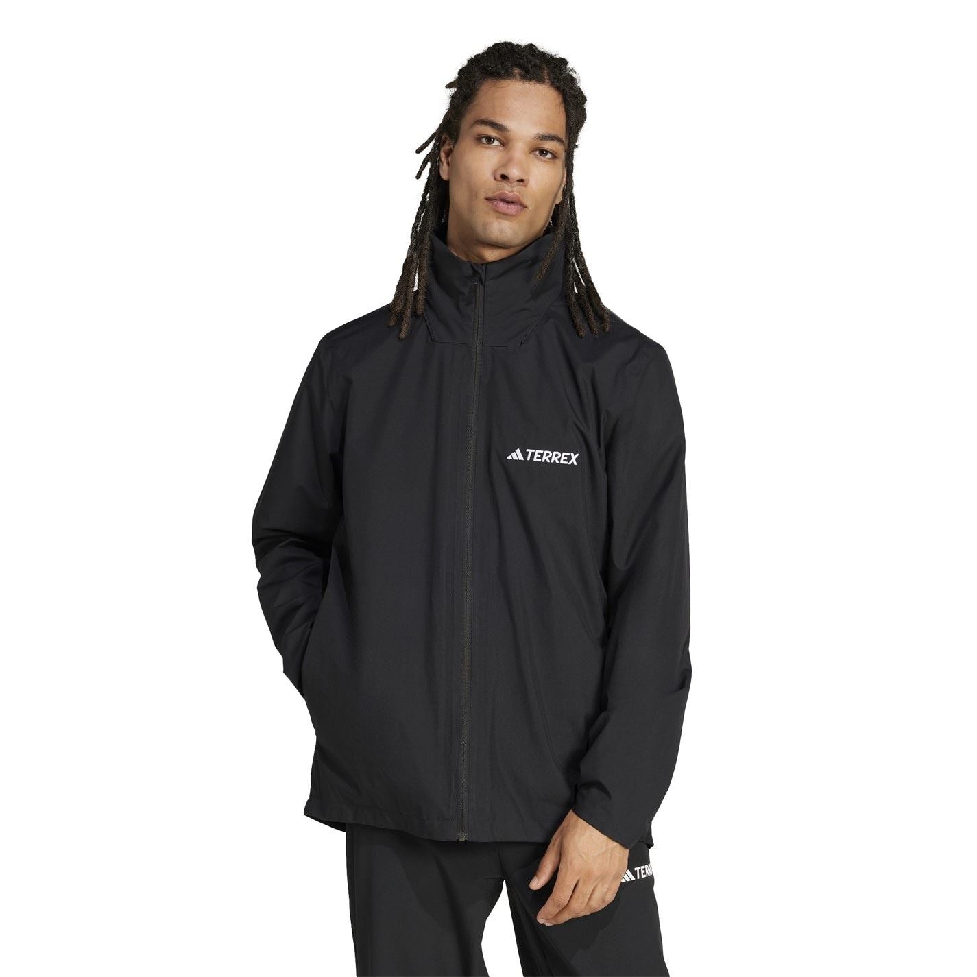 adidas Mens Terrex Multi Essentials 2 Layer Rain Jacket