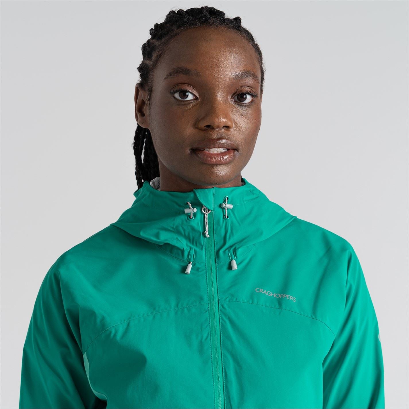 Craghoppers Jamila Funnel Neck Long Windbreaker Jacket