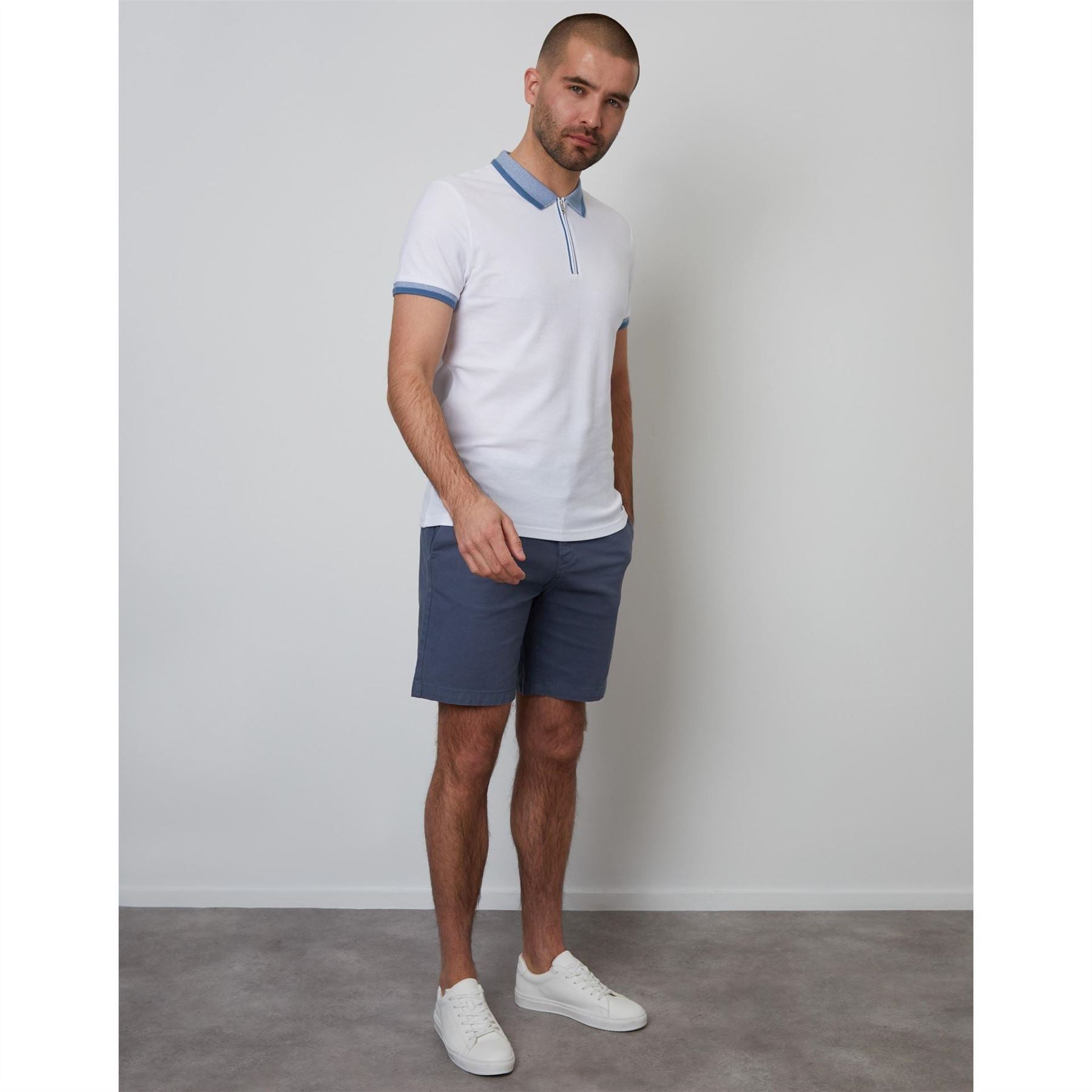 Threadbare Emberton Short Sleeve Polo Shirt