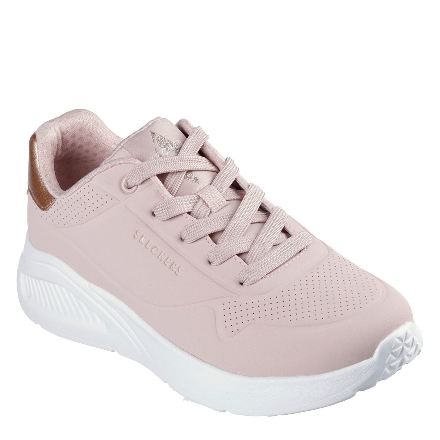 Skechers Uno Lite Low Top Sneakers with Built-In Heel