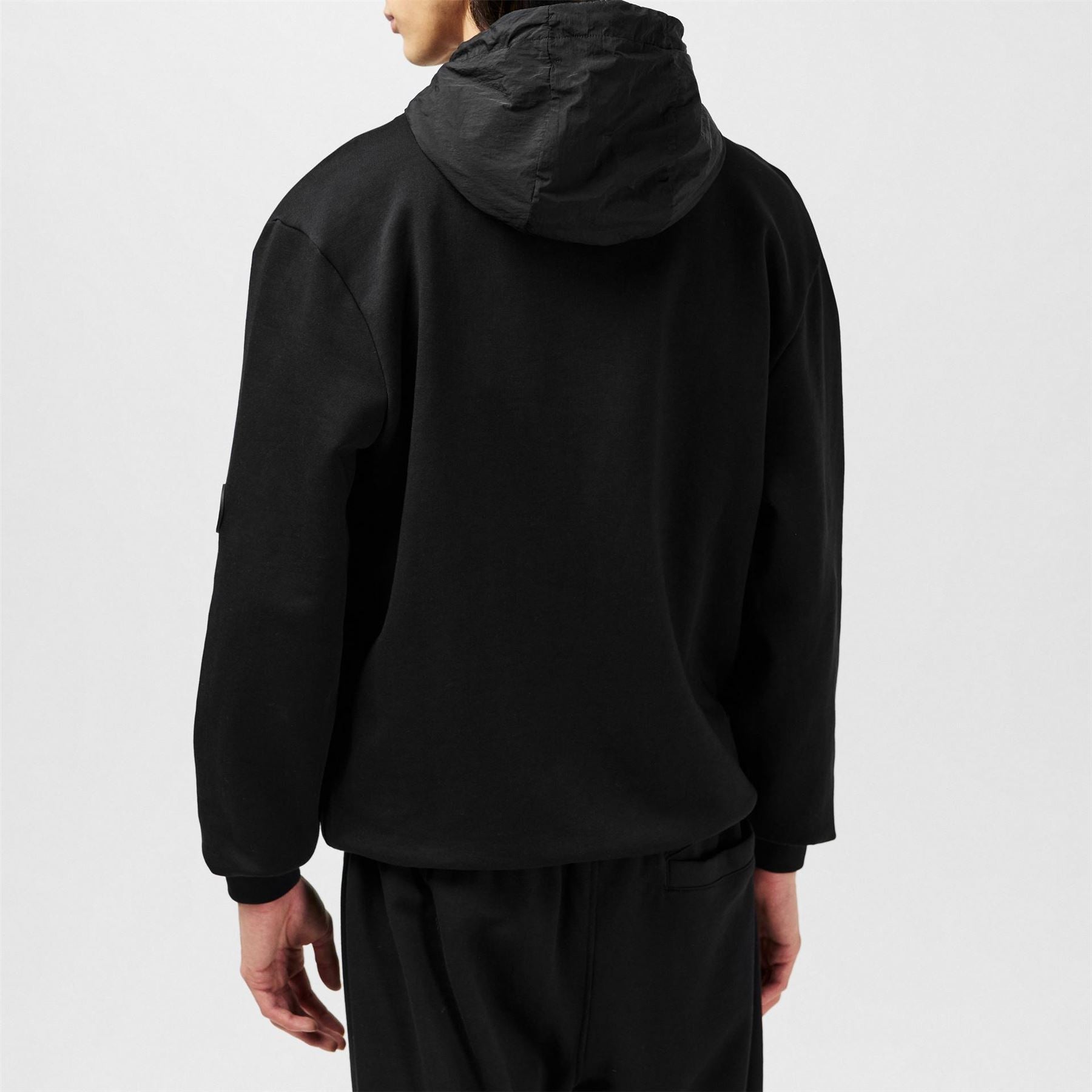 Firetrap Hybrdoth Hooded Regular Fit Sweatshirt