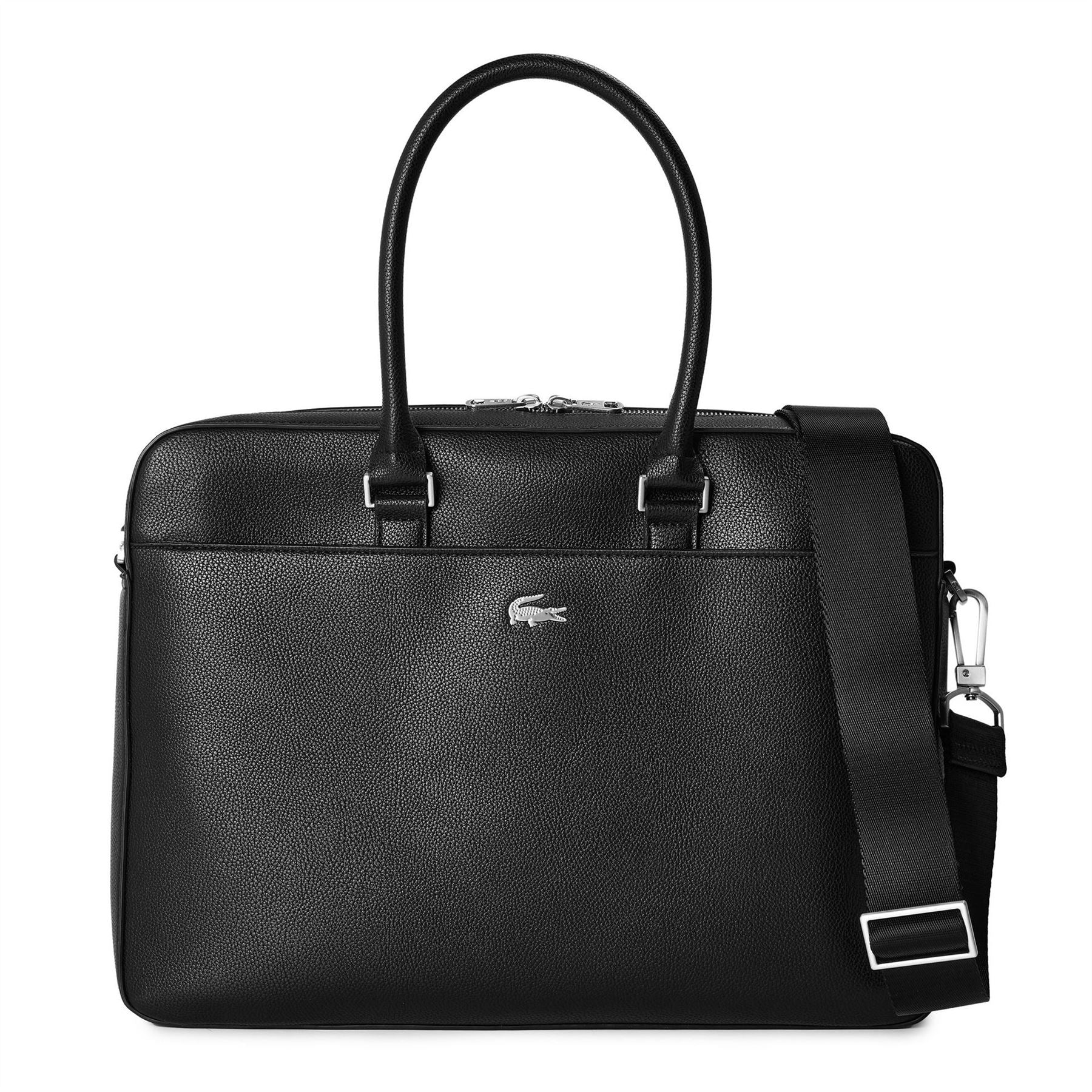 Lacoste Business Briefcase with Silver Hardware