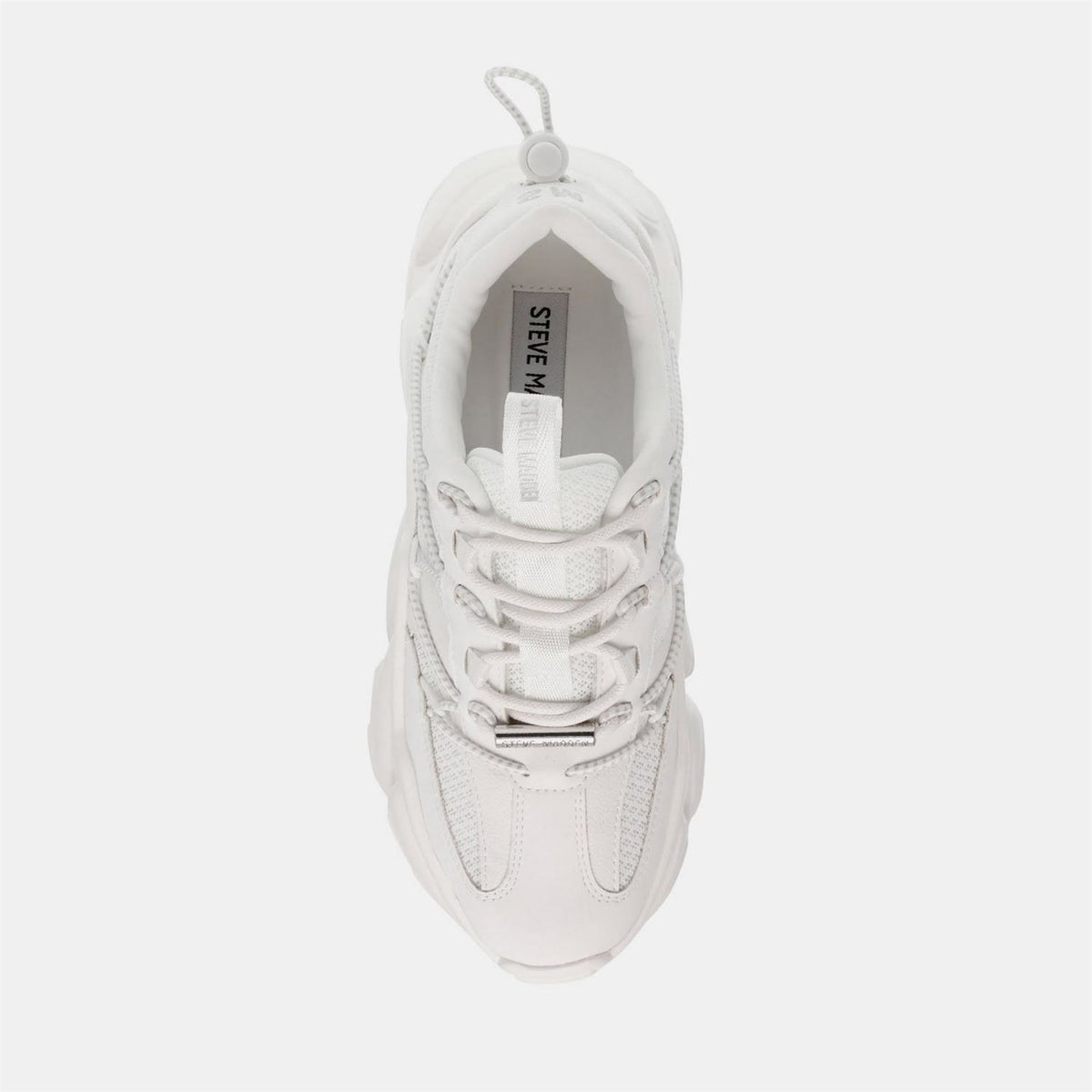 Steve Madden Spectator Lace Up Flat Chunky Heel Sneakers