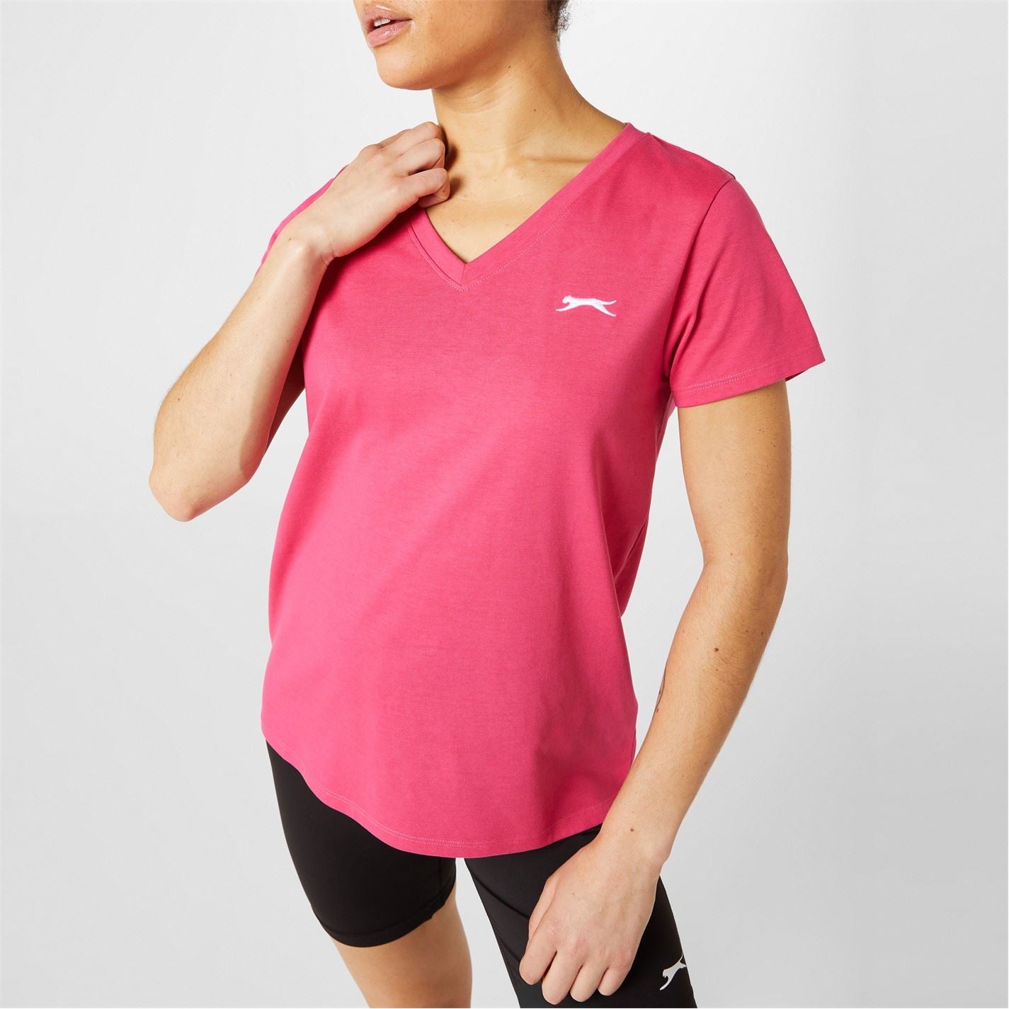 Slazenger Ladies V Neck Tee Shirt