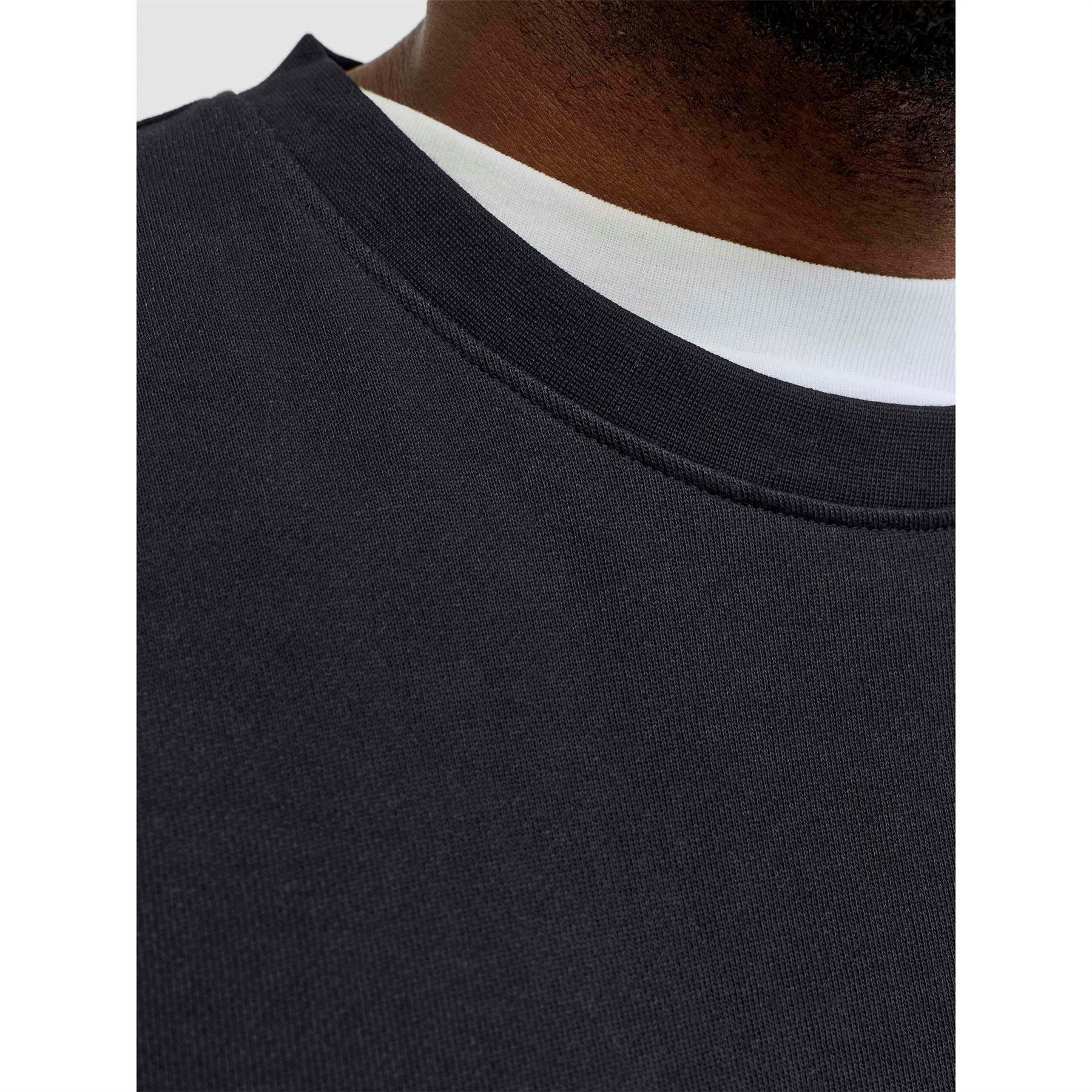Jack and Jones Archive Printed Logo Crew Neck Long Sleeve Sweatshirt