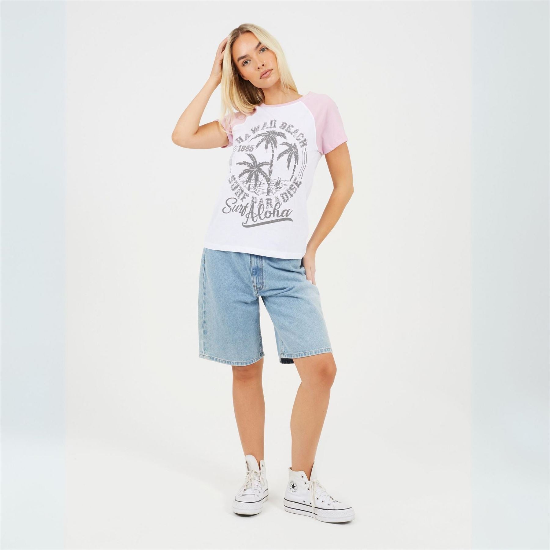 Brave Soul Basic Short Sleeve T-Shirt
