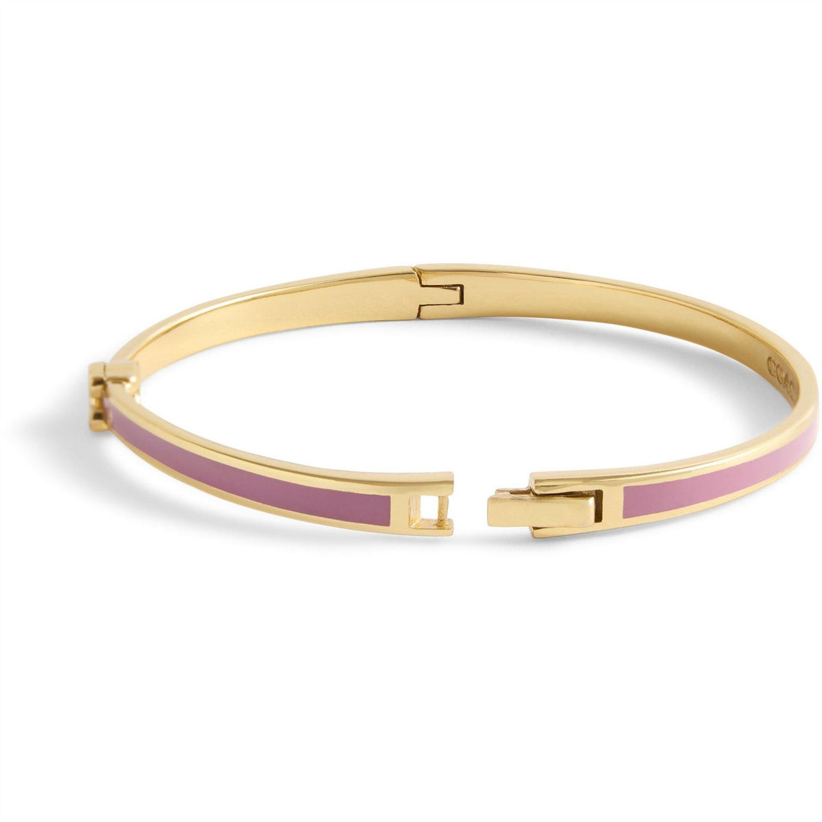 Coach Engraved Logo Bangle
