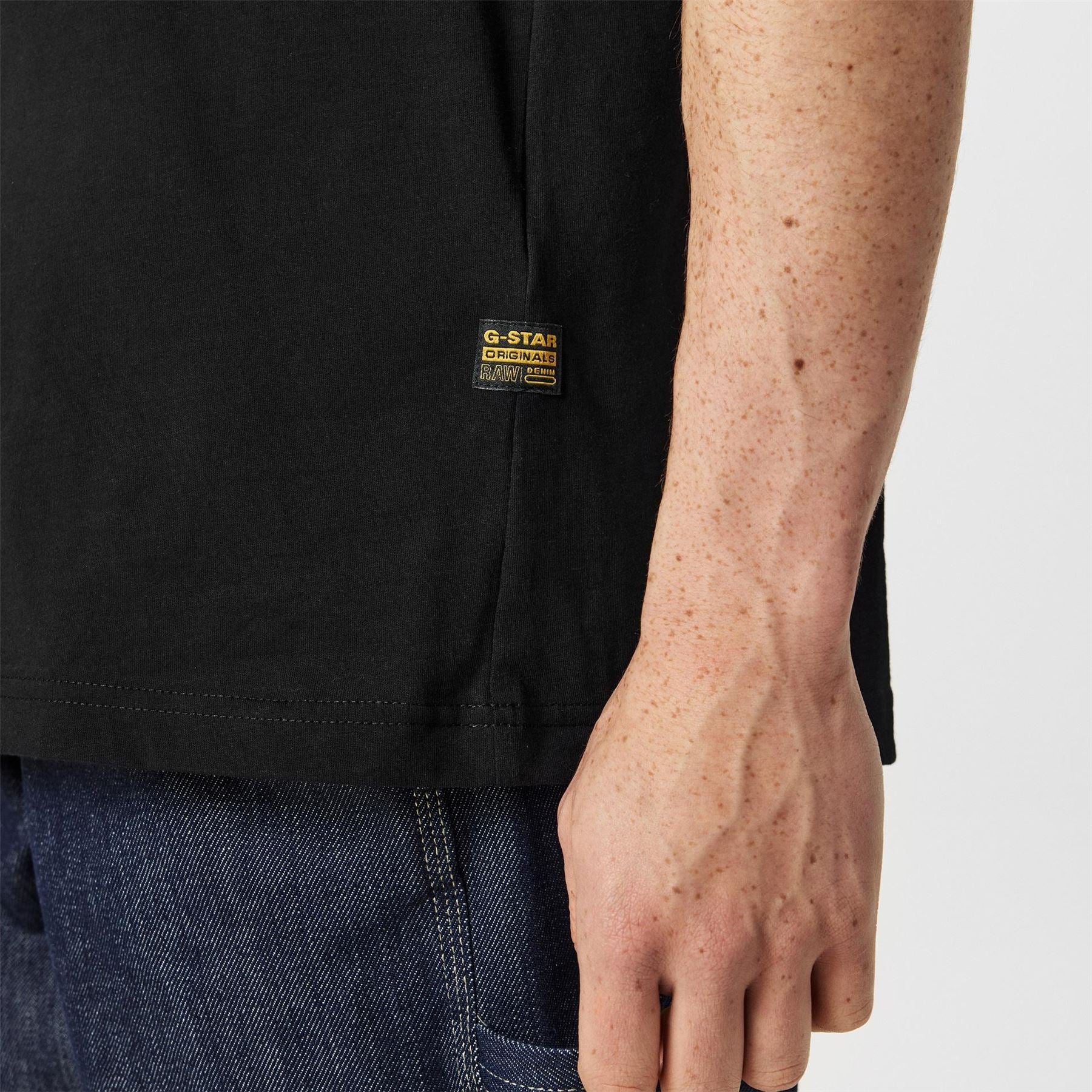 G Star 3D Dotted Crew Neck Regular Fit T-Shirt