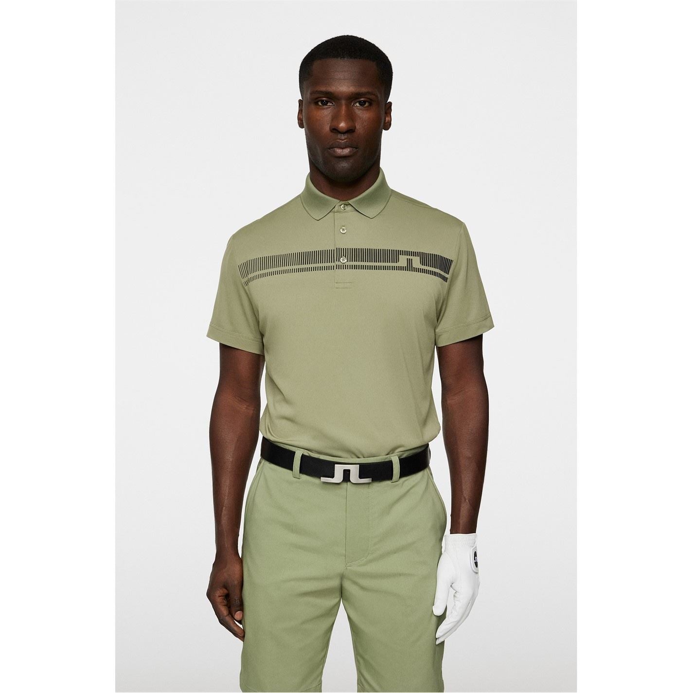 J Lindeberg Golf Short Sleeve Performance Polo Shirt