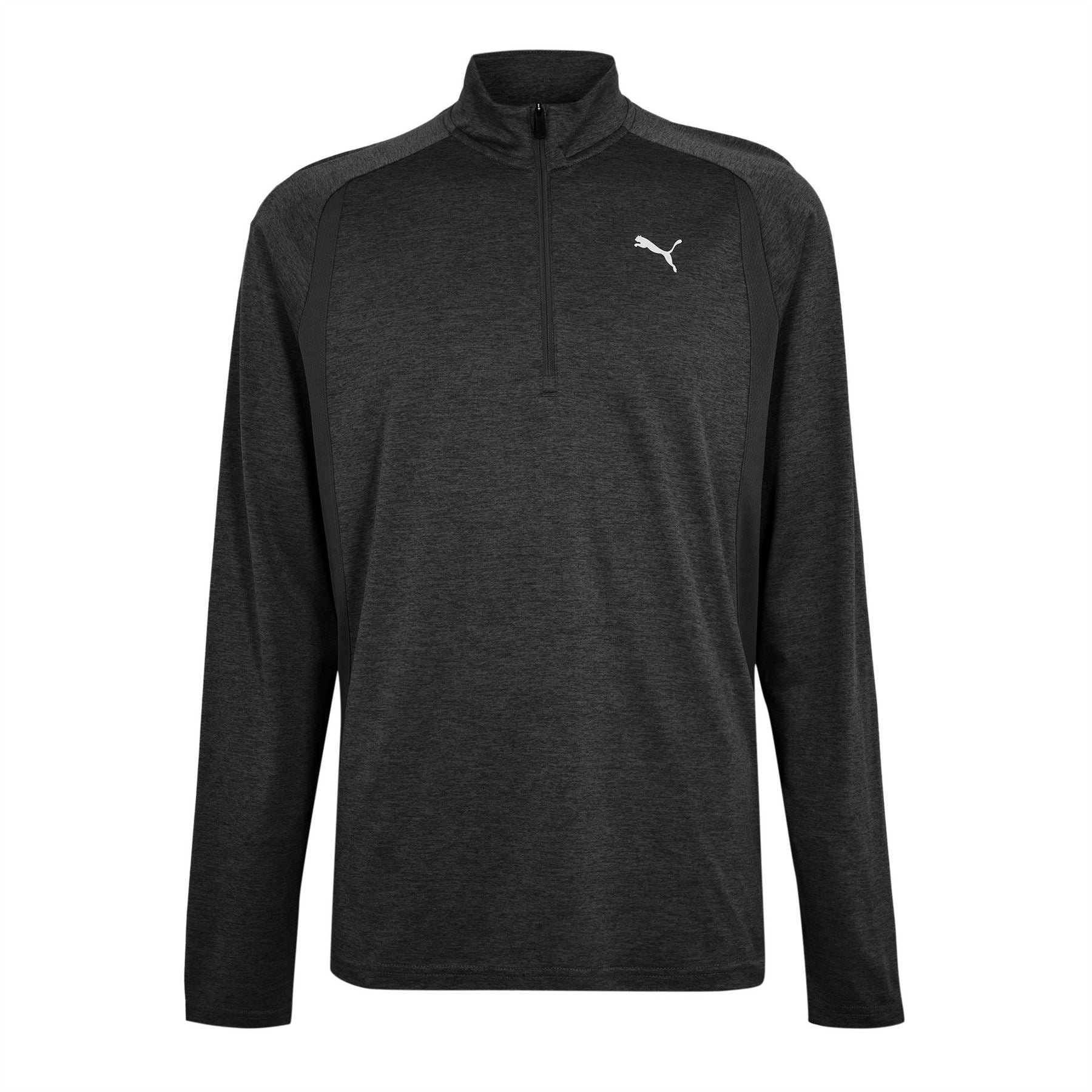 Puma Tad Qz Long Sleeve Performance Gym Top