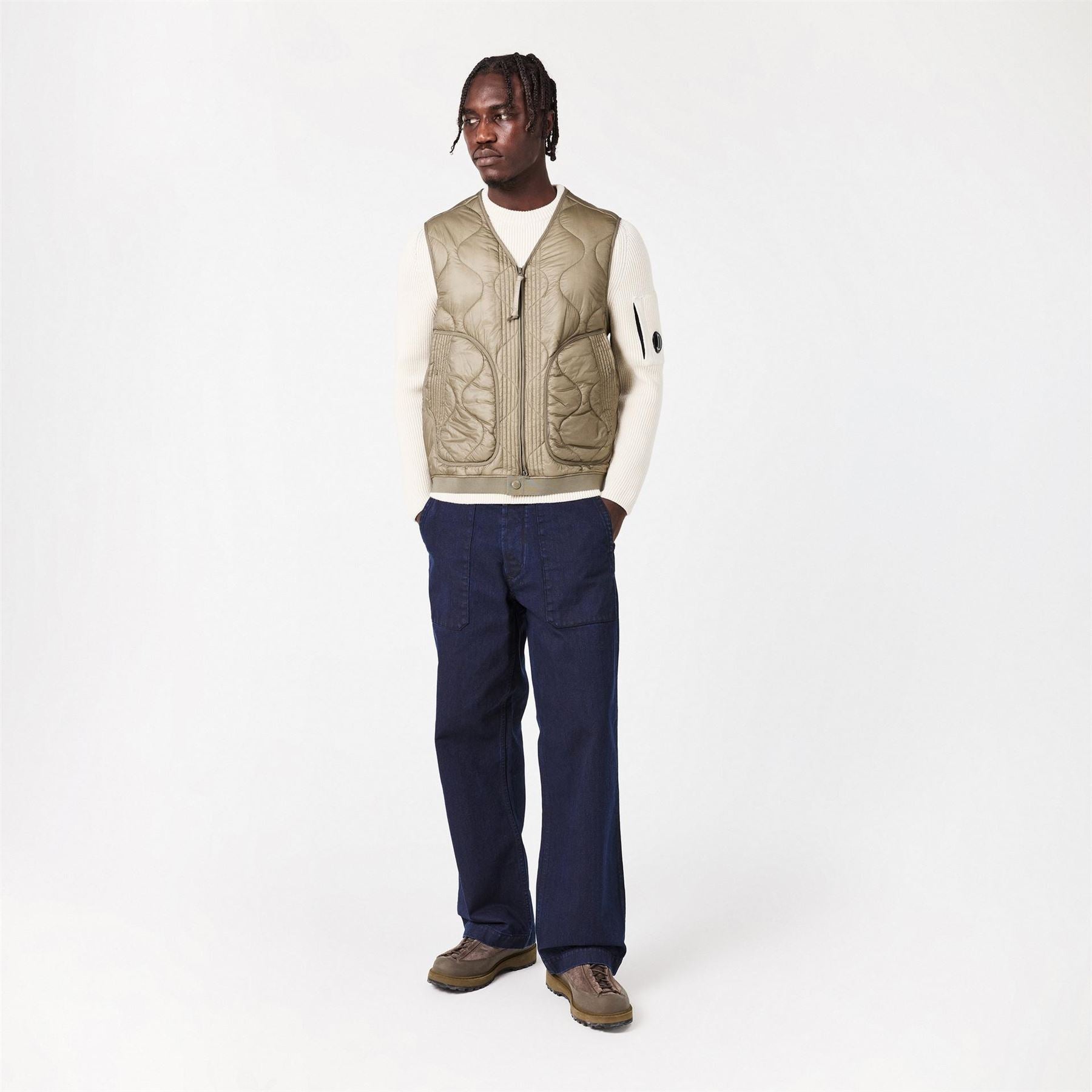 CP Company Lens Quilted Sleeveless Gilet
