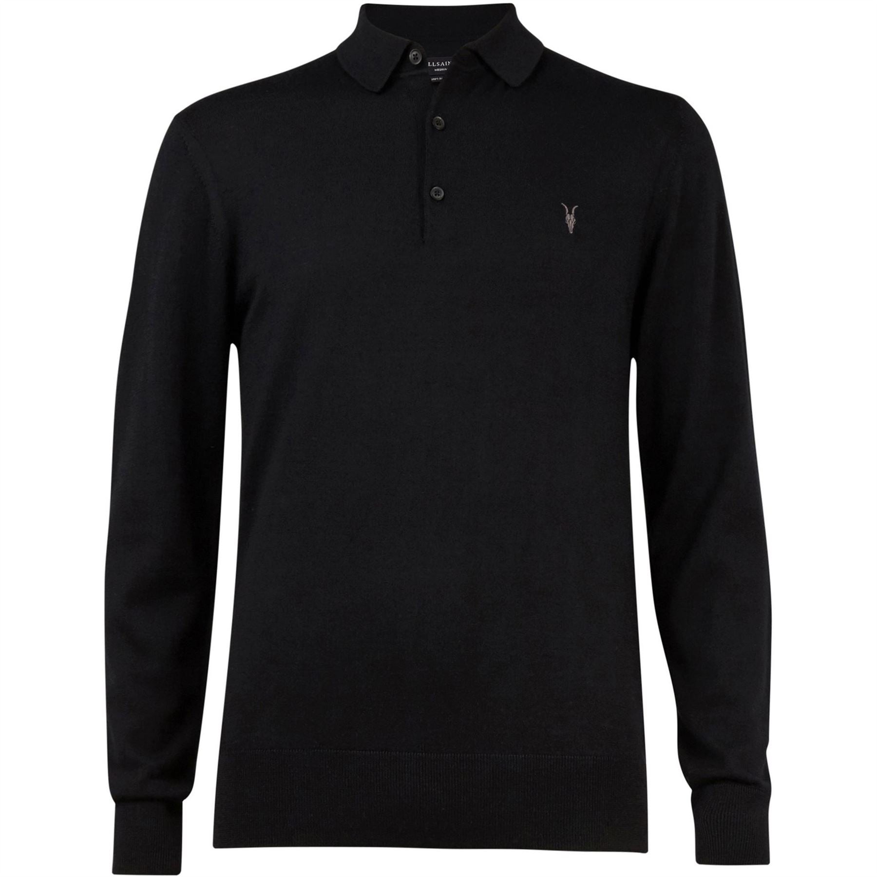 AllSaints Merino Ls Polo