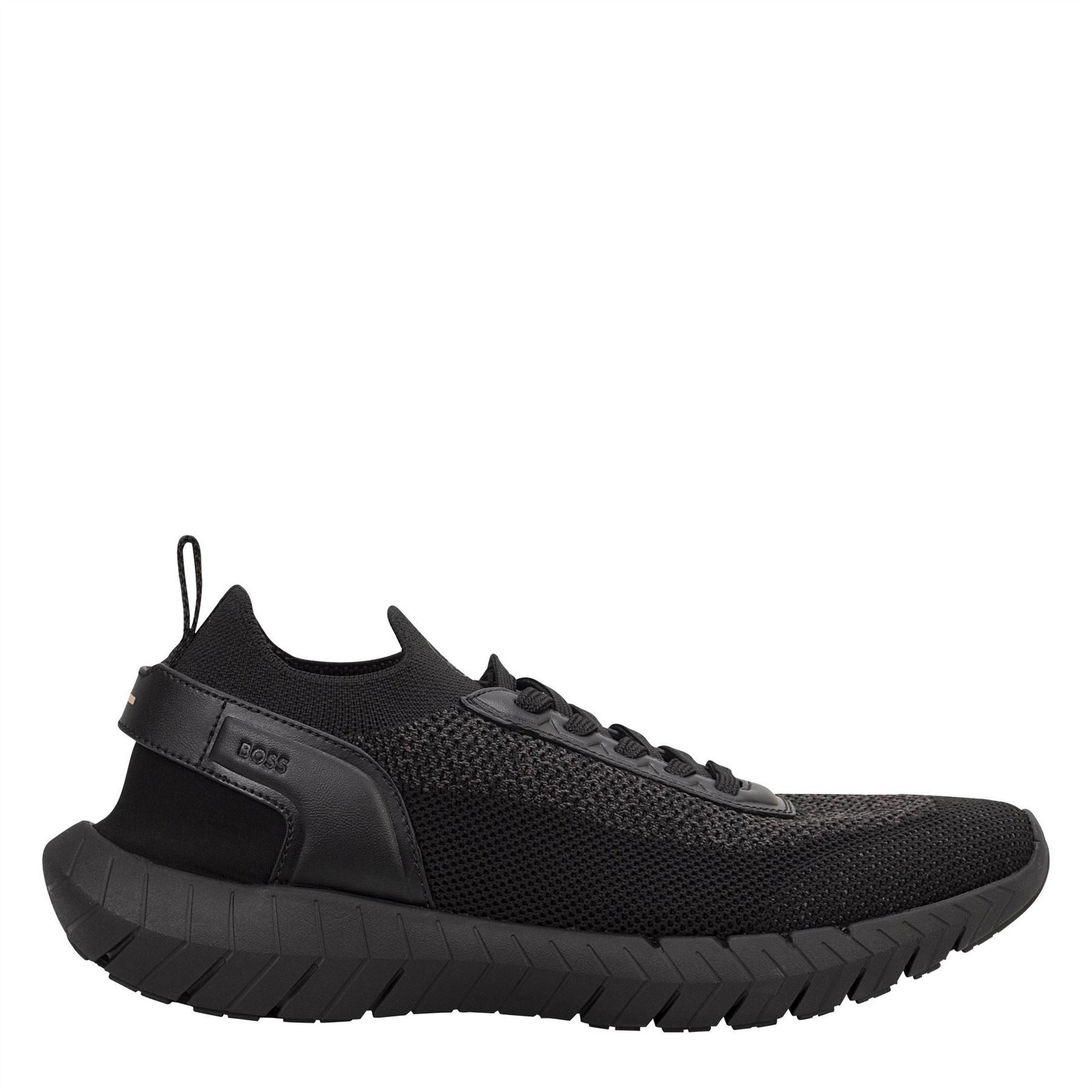 Boss Motion Knm Textured Lace-Up Sneakers