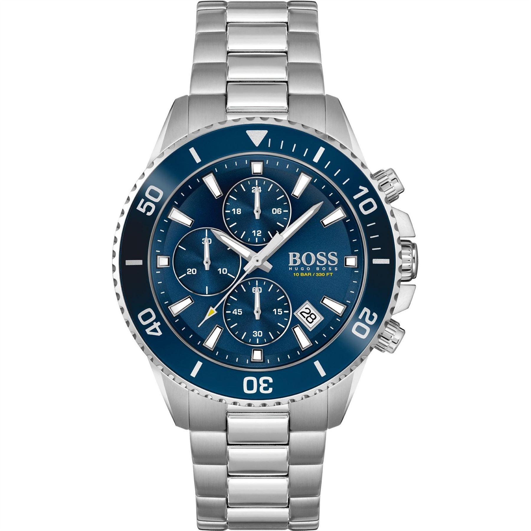 Boss Admiral Stainless Steel Mesh Strap Watch