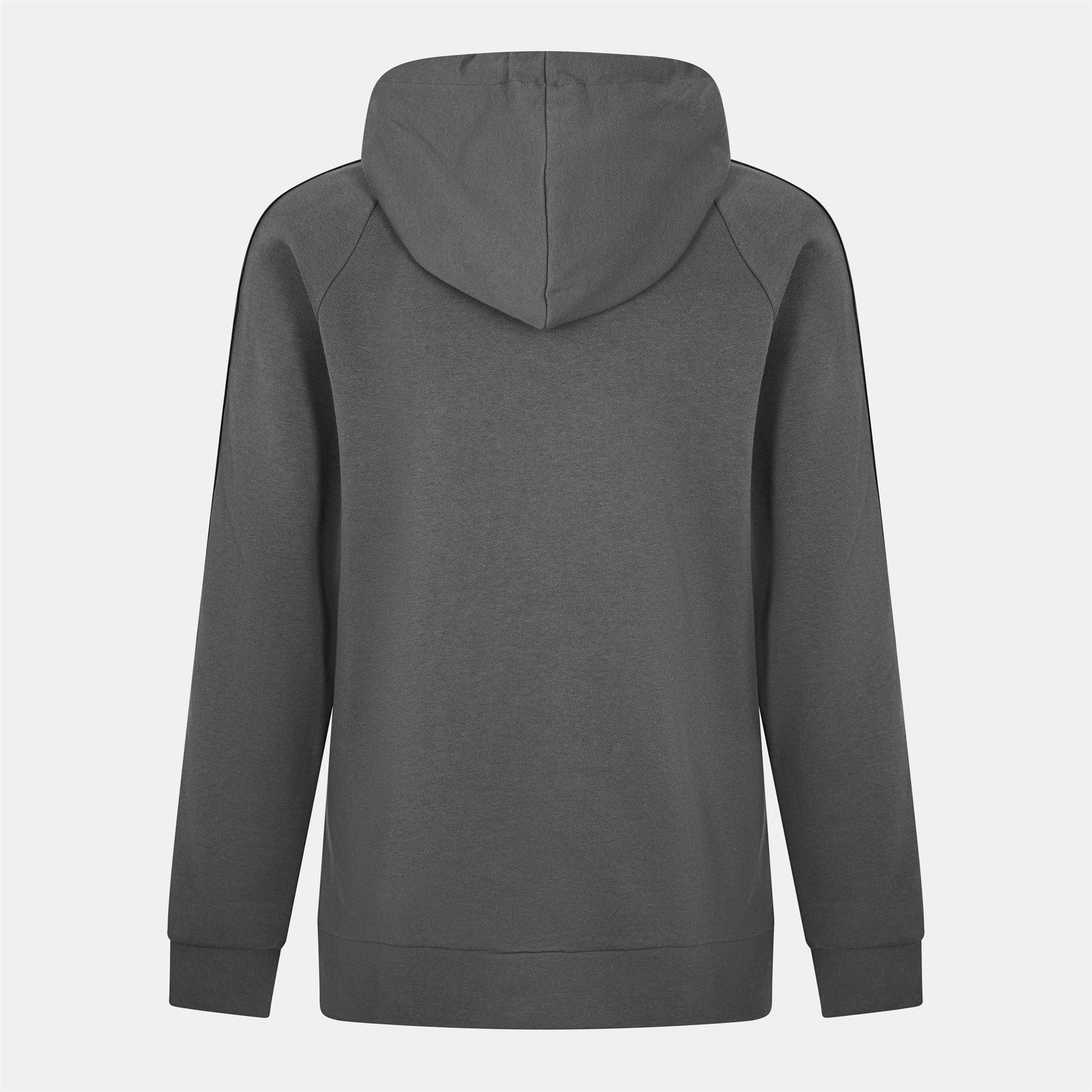 Hugo HUGO Bodywear Liam Soft Cotton Pullover Hoodie with Logo Tape Detail   Natural Fabric