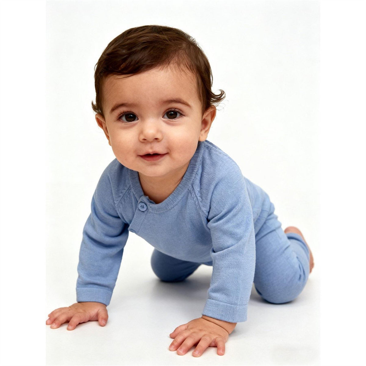 Pretty Green Cotton Long Sleeve Crew Neck Pyjama Set