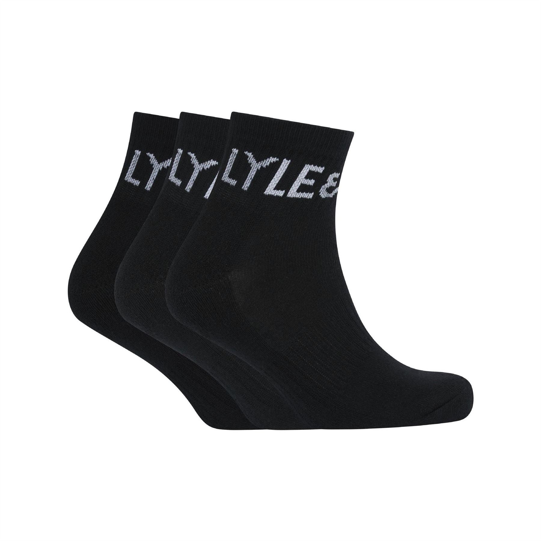 Lyle and Scott 3 Pack Sammy Trainer Socks