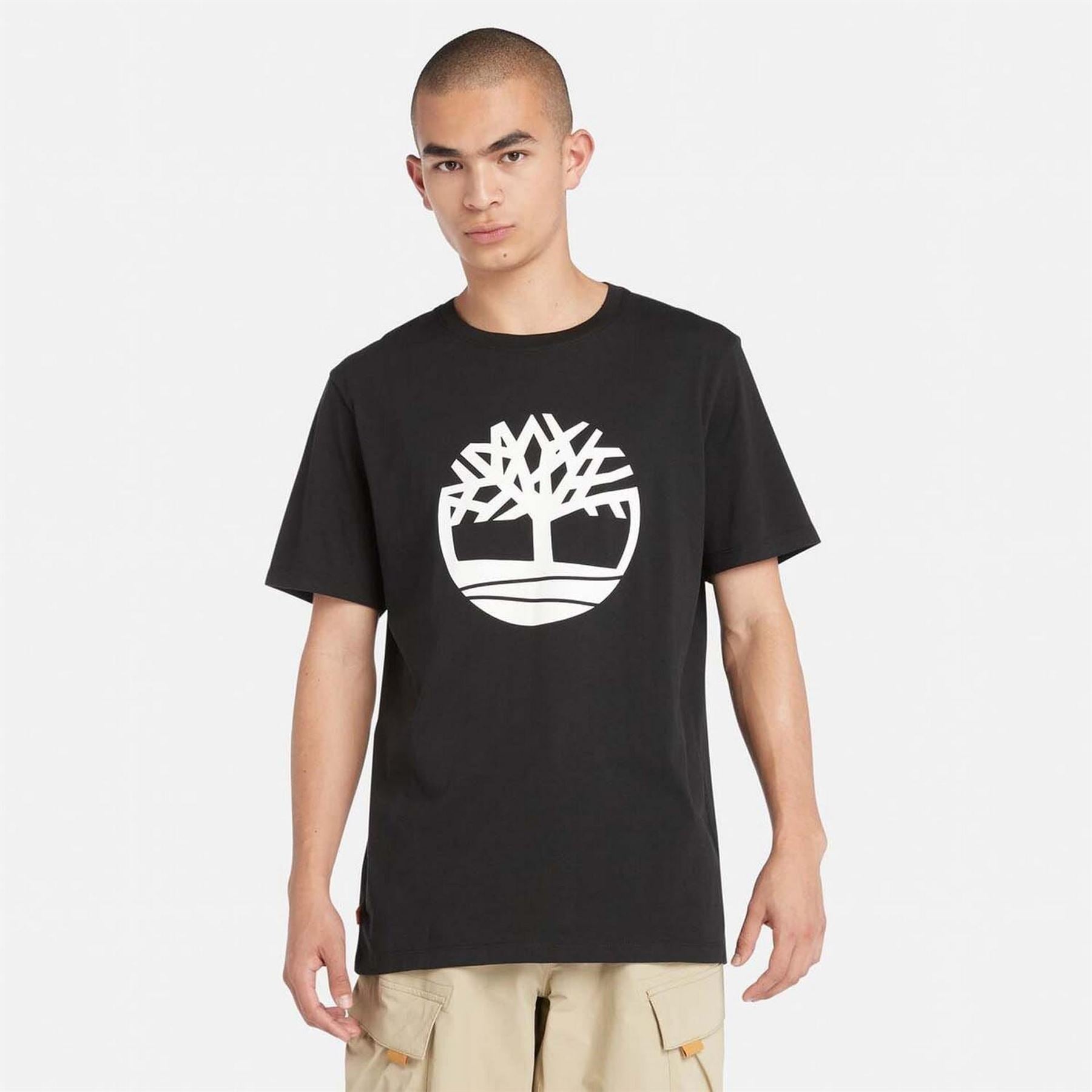 Timberland Northwood Tree Logo Short Sleeve T Shirt