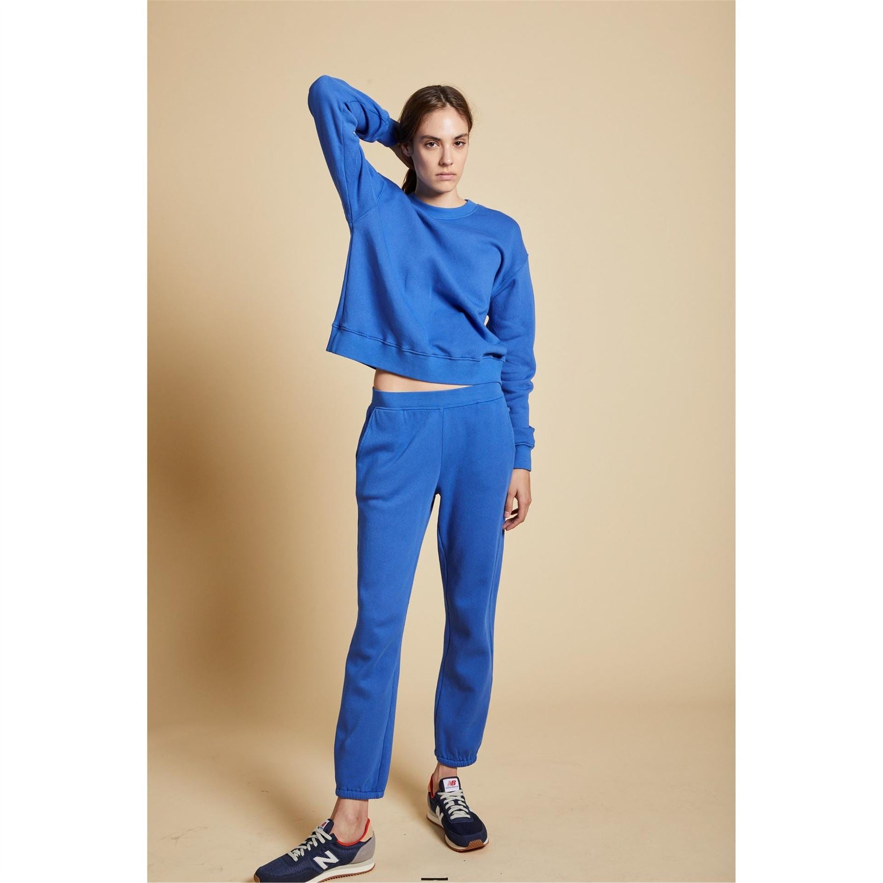 Velvet by Graham and Spencer Solid Patterned Long Sleeve Sweatshirt