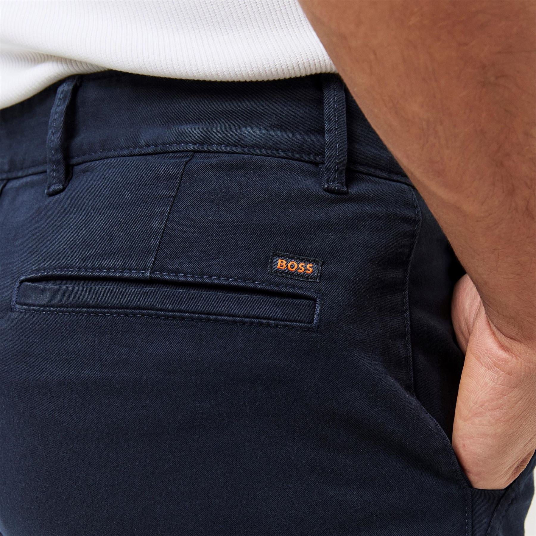Boss Chino Slim Fit Straight Leg Trousers
