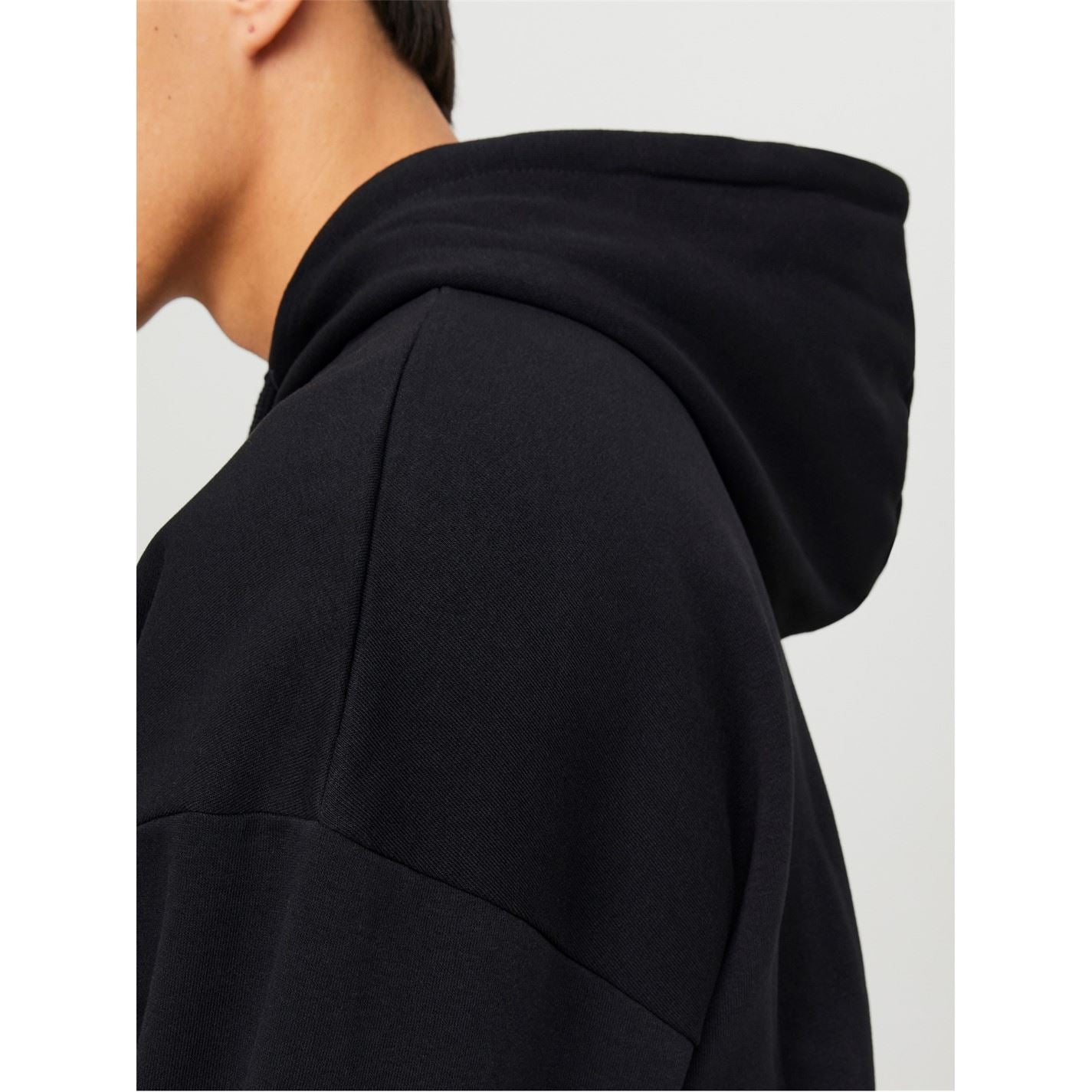 Jack and Jones Mens Graphic Cappuccino Print Hoodie