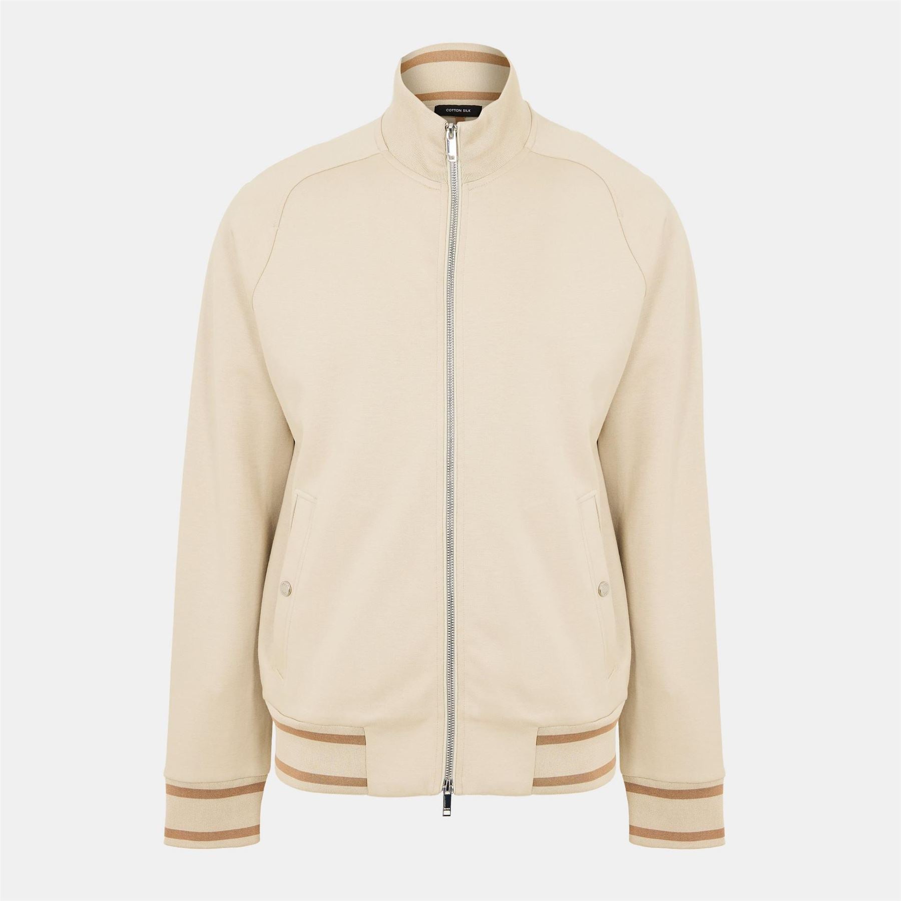 Boss Regular Fit Raglan Sleeve Funnel Neck Sweatshirt