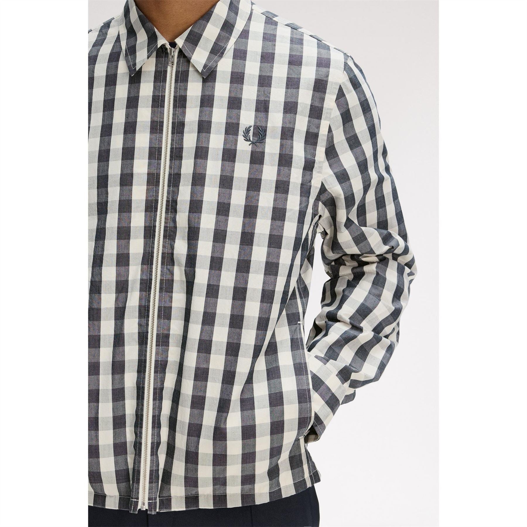 Fred Perry Long Sleeve Patterned Shirt