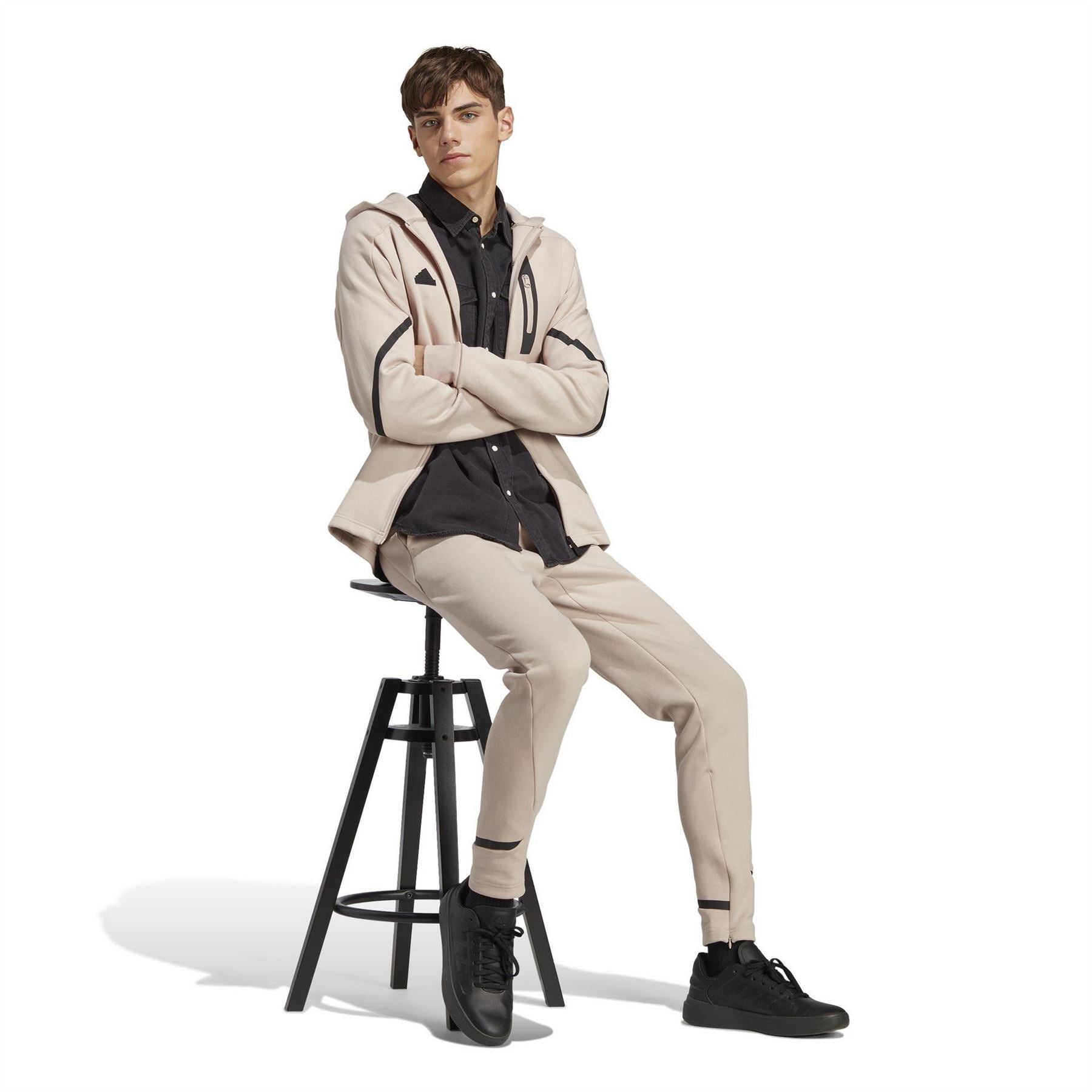 adidas Mens Full Zip Hoodie