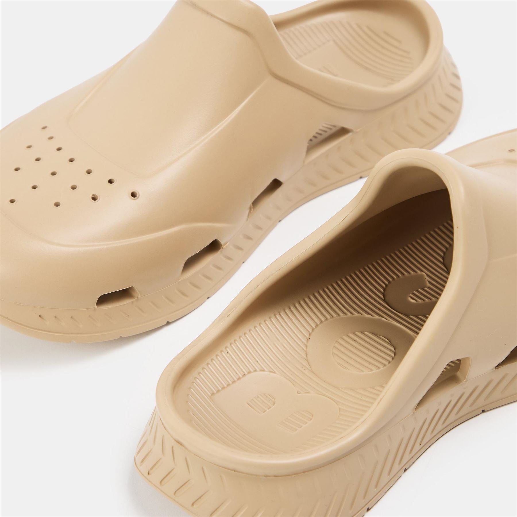 Boss Titanium Slider Sandals