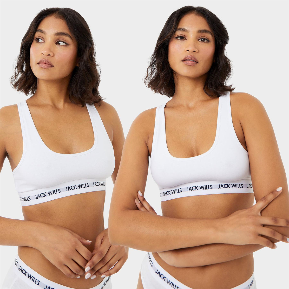 Jack Wills Dibsdall Multipack Bralette 2 Pack