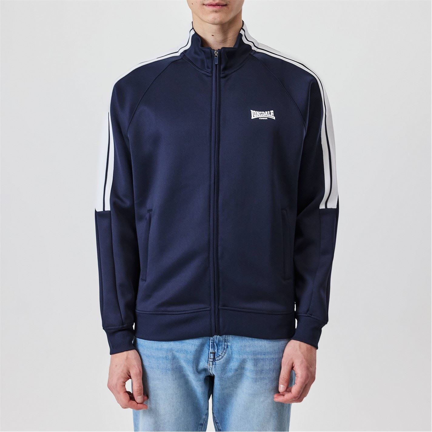 Lonsdale Mens 2 Stripe Track Top