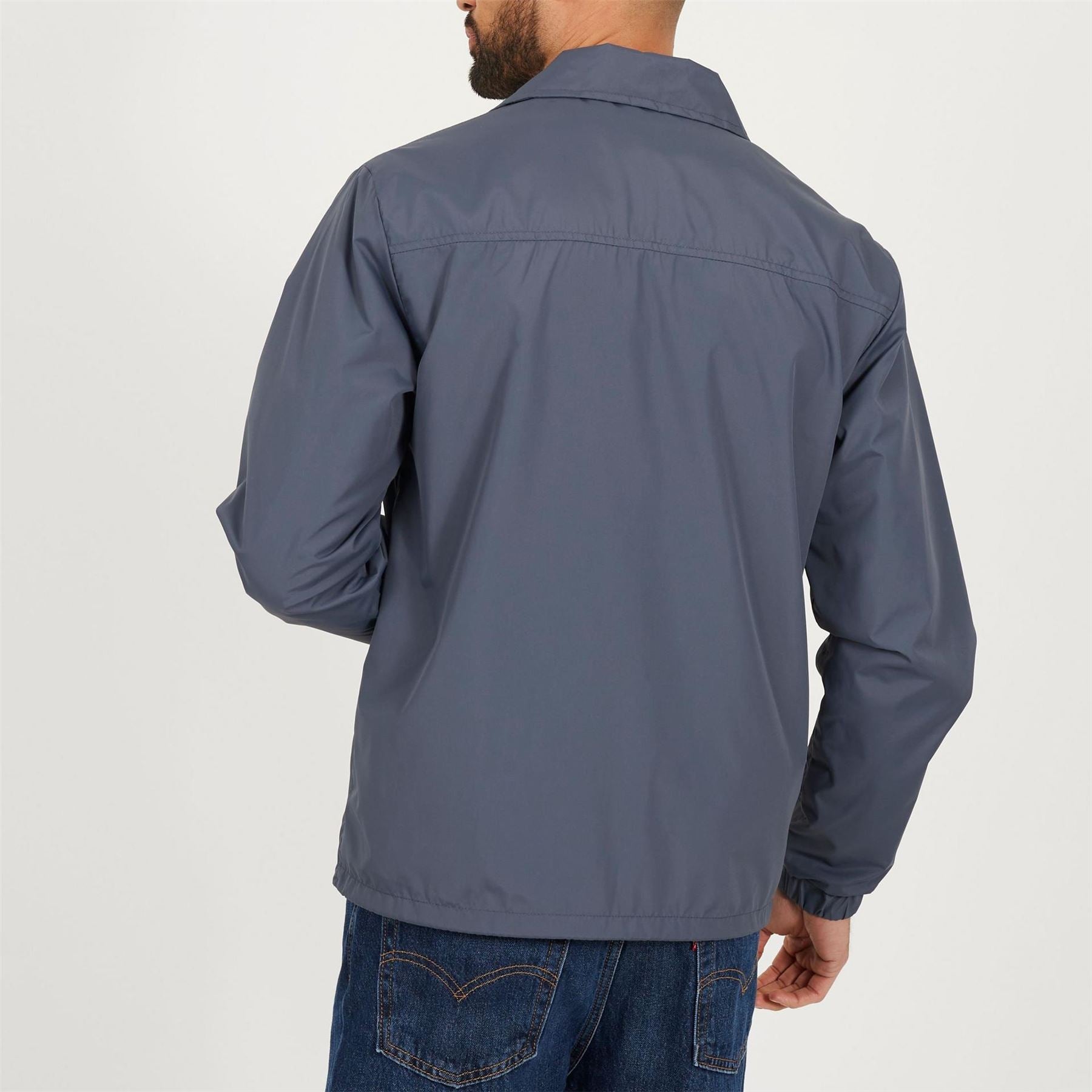 Brave Soul Mens Light Weight Coach Jacket