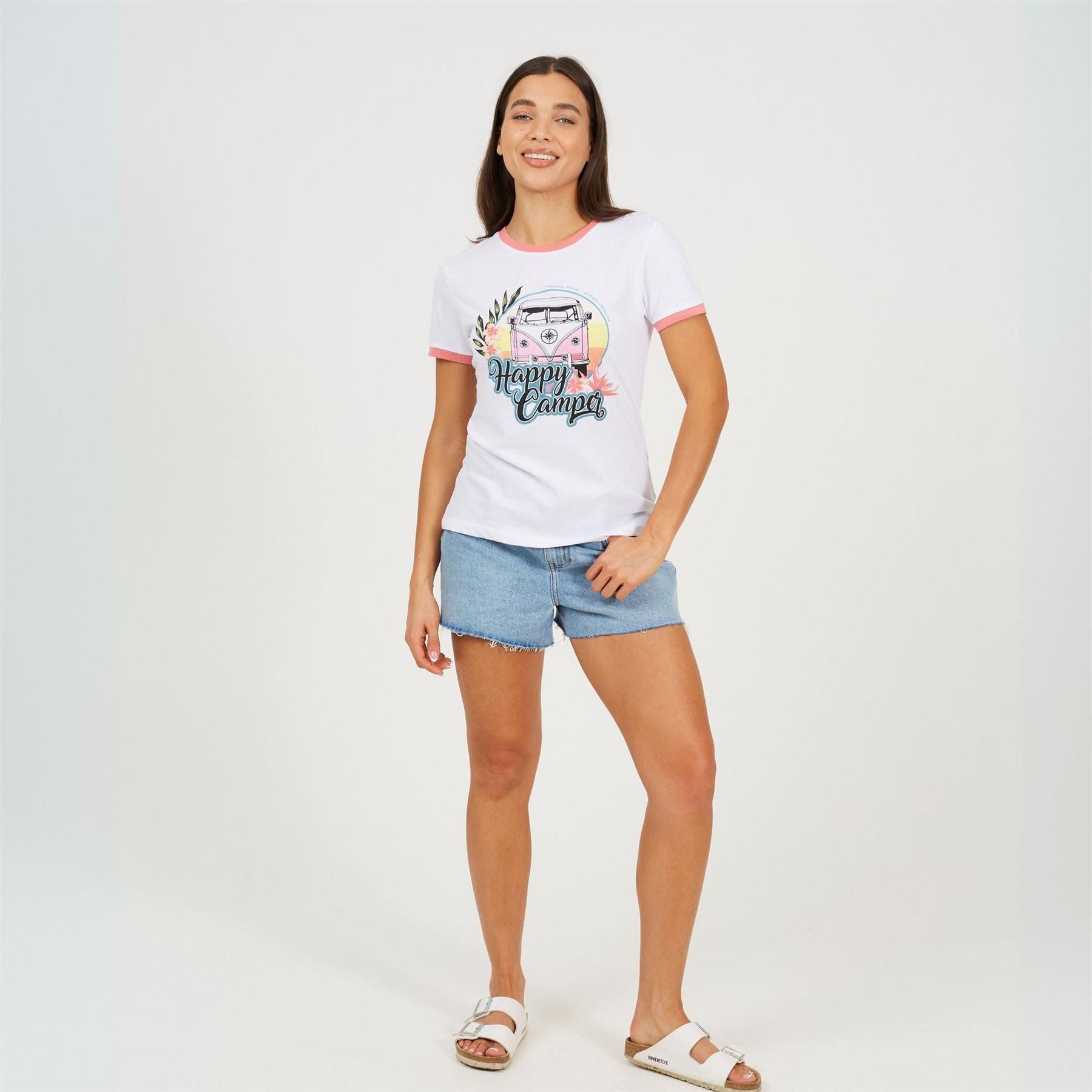 Brave Soul Camper Ringer T-Shirt