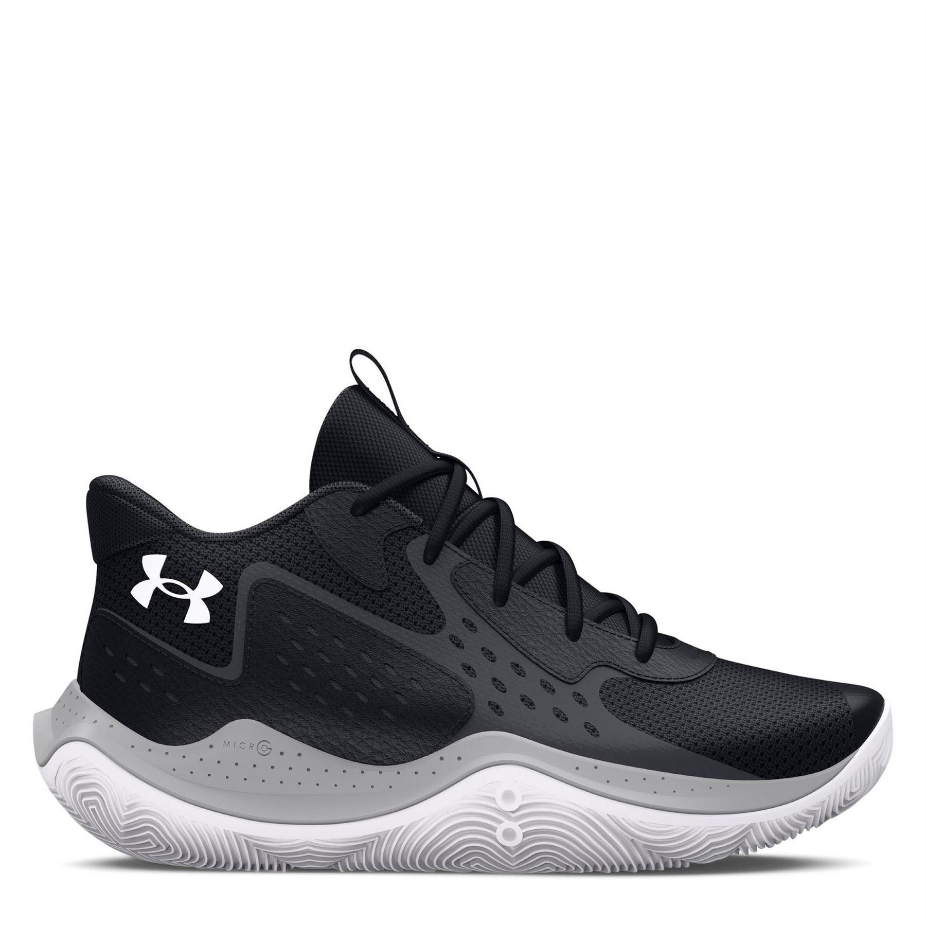 Under Armour Kids Jet 23 Graphic Print Basketball Canvas Low Top Sneakers