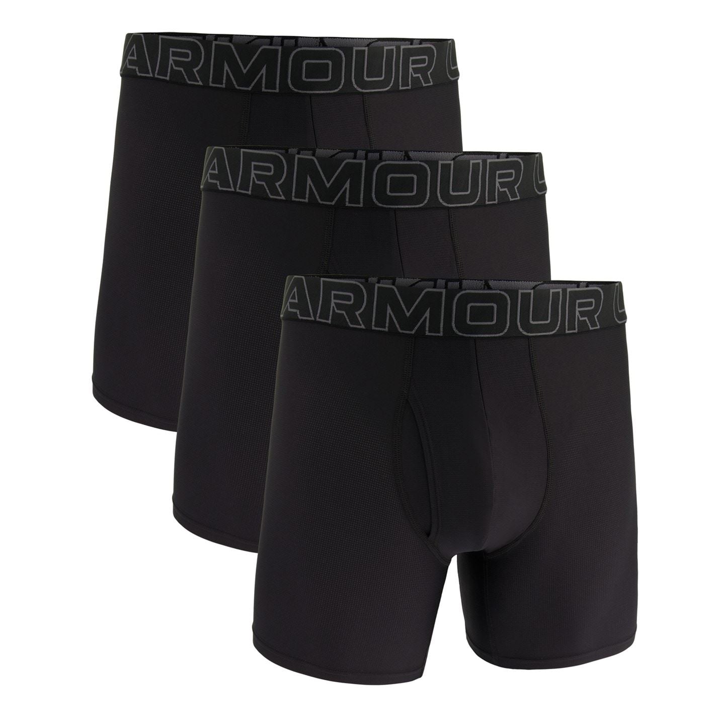 Under Armour Performance Mesh 6 Inch 3 Pack Boxer Brief