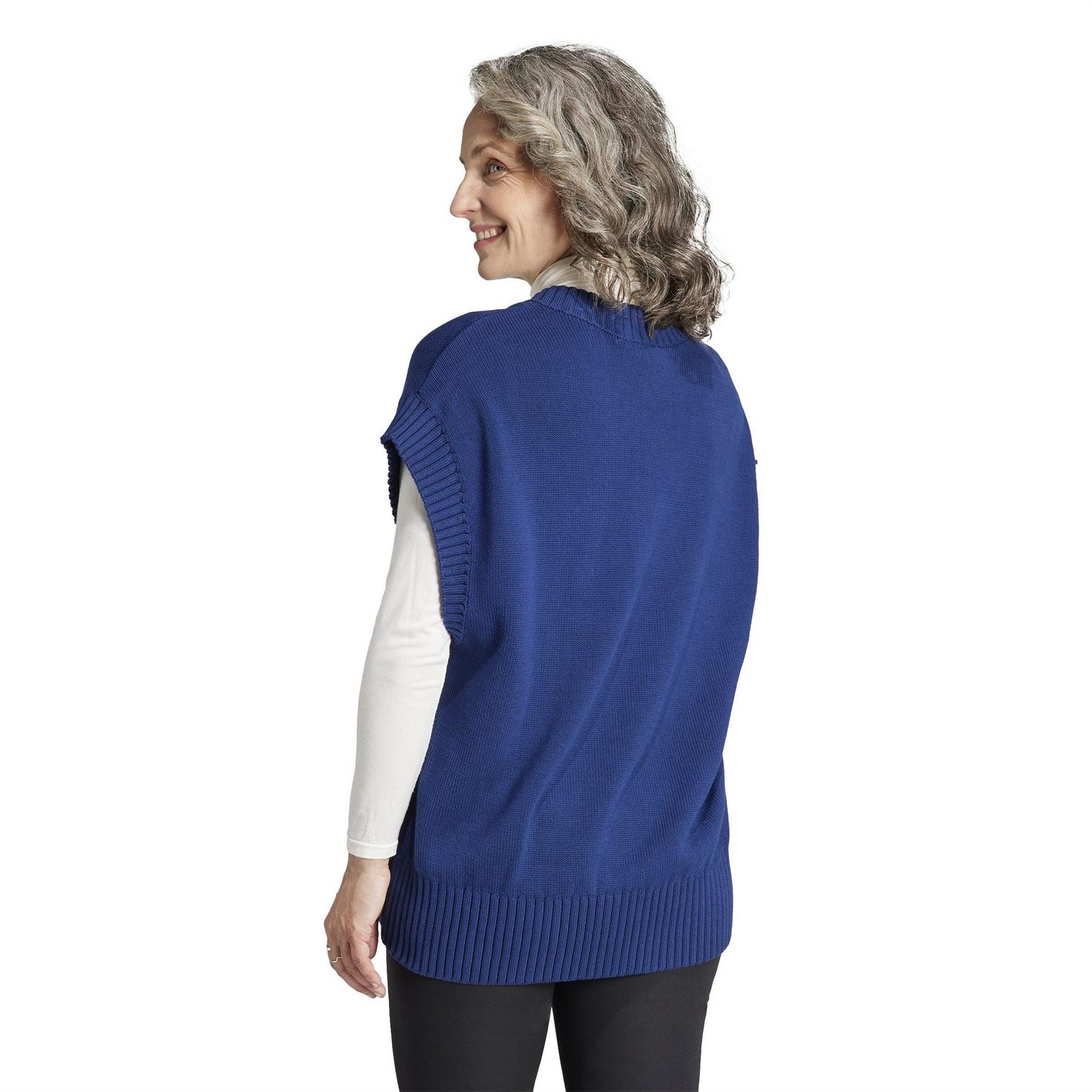 adidas Originals Ribbed Cuff Relaxed Fit Knit Gilet