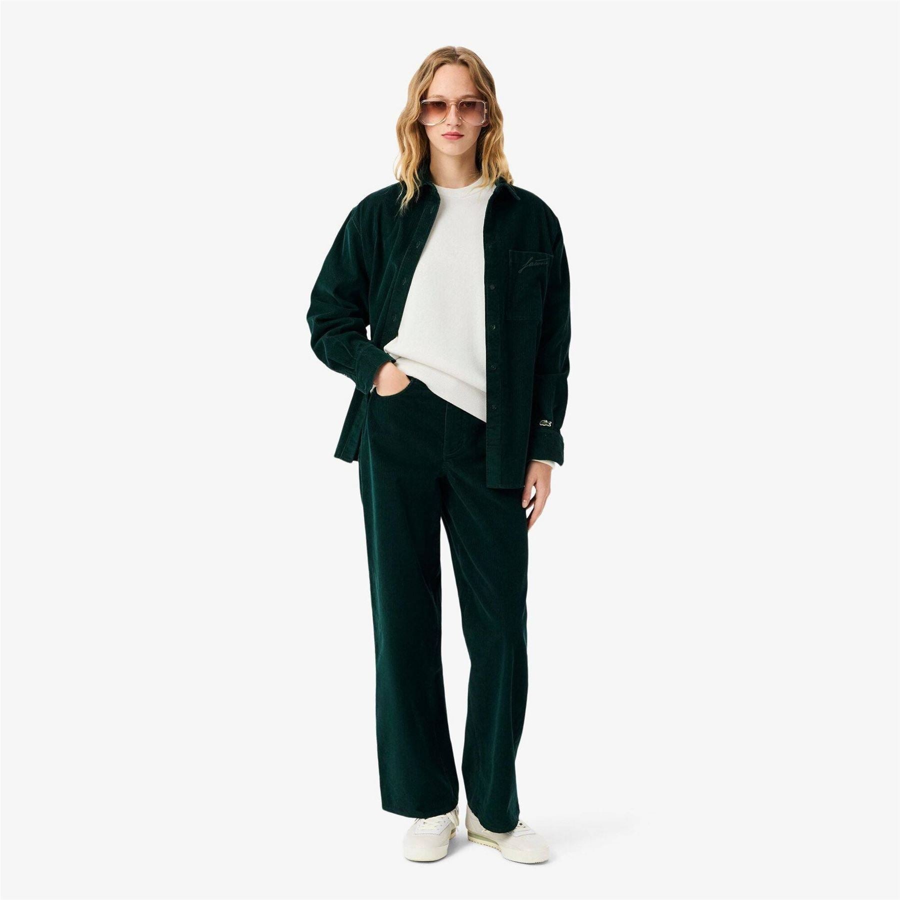 Lacoste Cotton Knitted Crew Neck Jumper