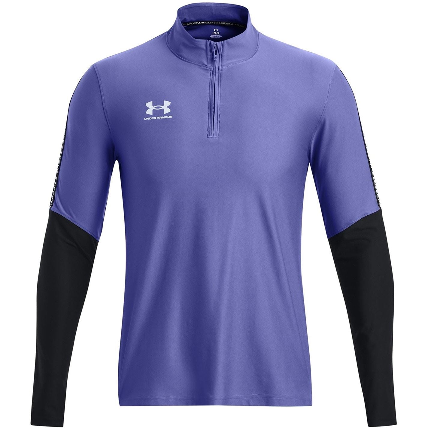 Under Armour Regular Fit Zip Neck Long Sleeve T-Shirt