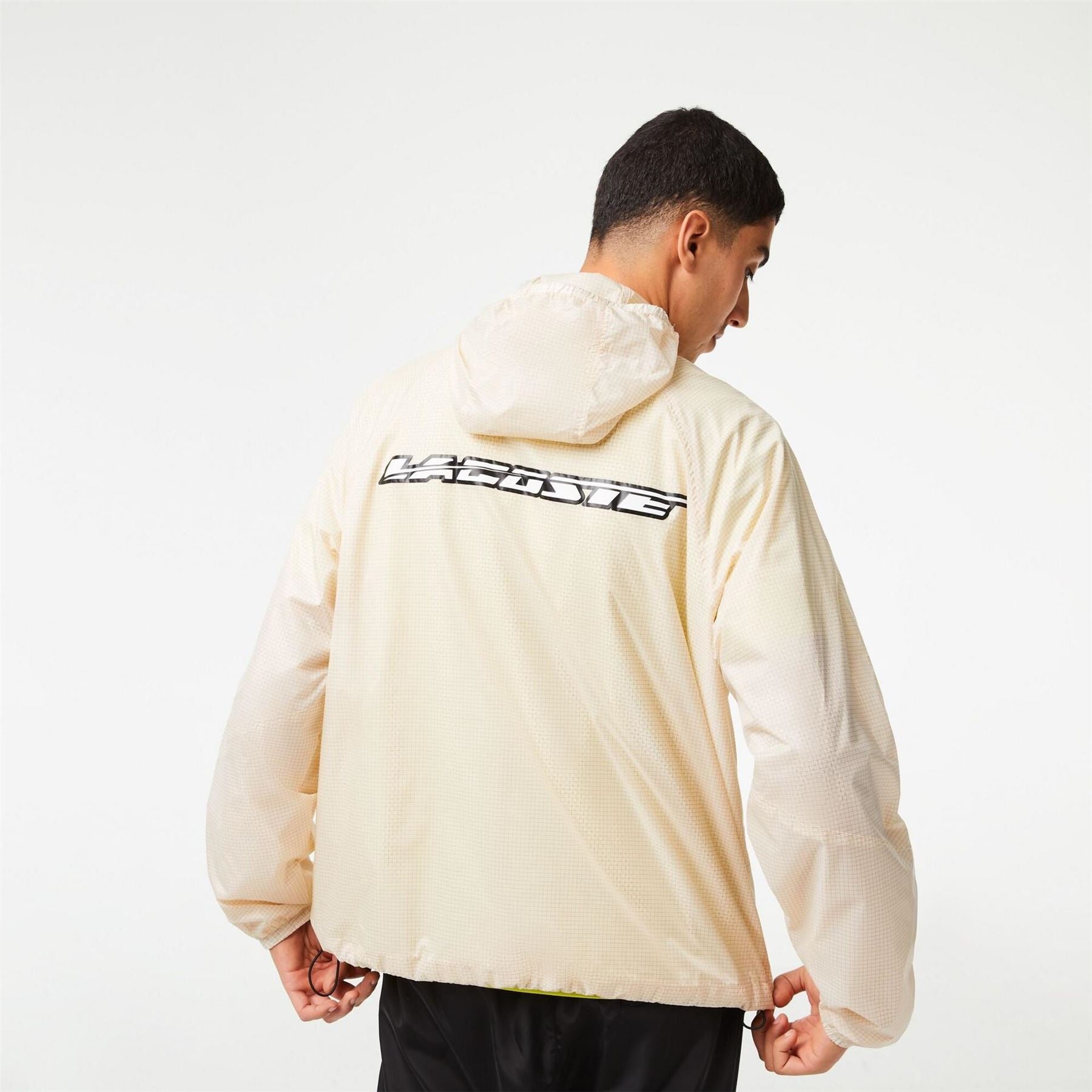Lacoste Water Resistant Lightweight Rain Anorak