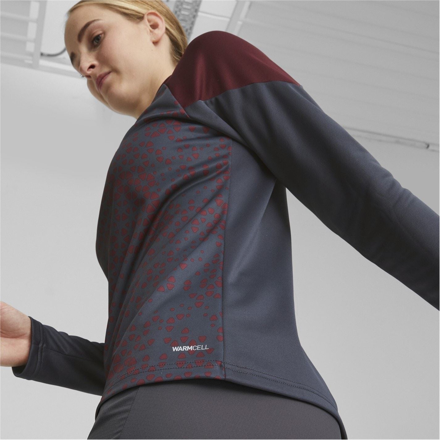 Puma Womens Mcfc Training Fleece W Drill Top