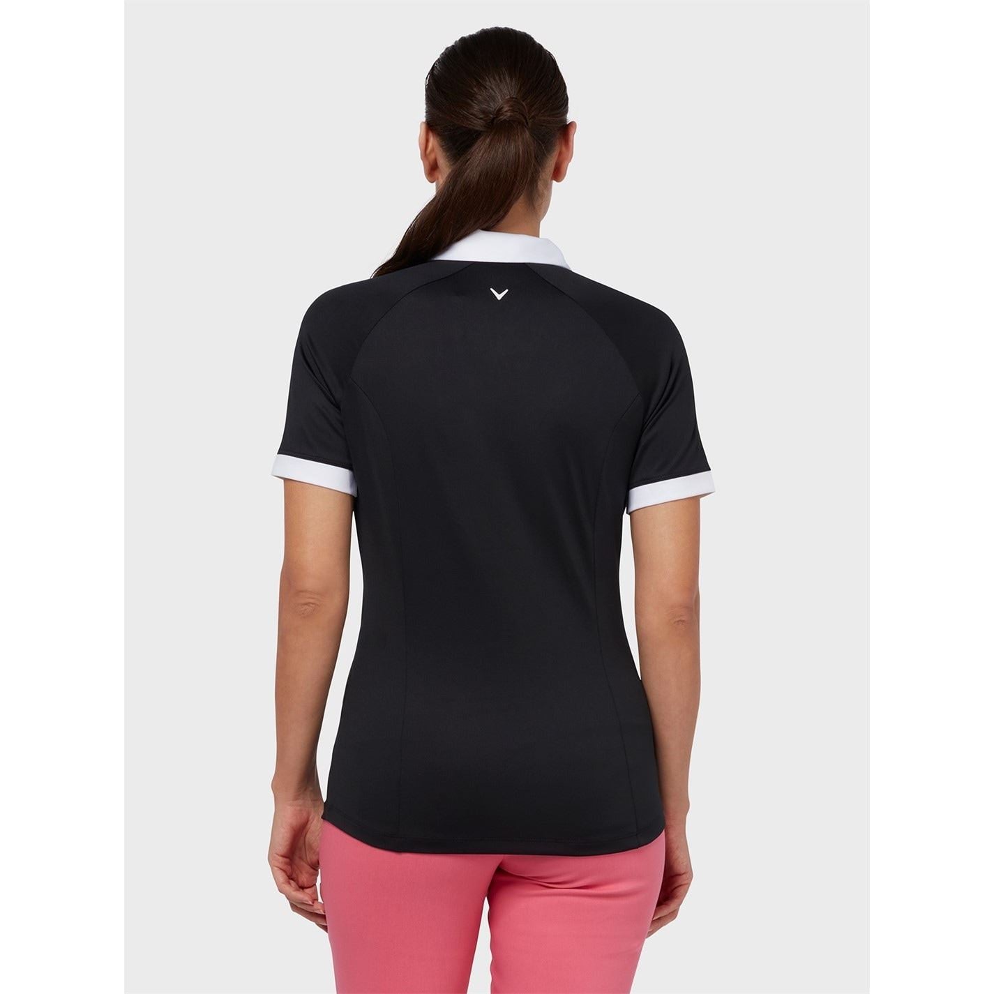 Callaway Collared Neck Raglan Sleeve Polo Shirt