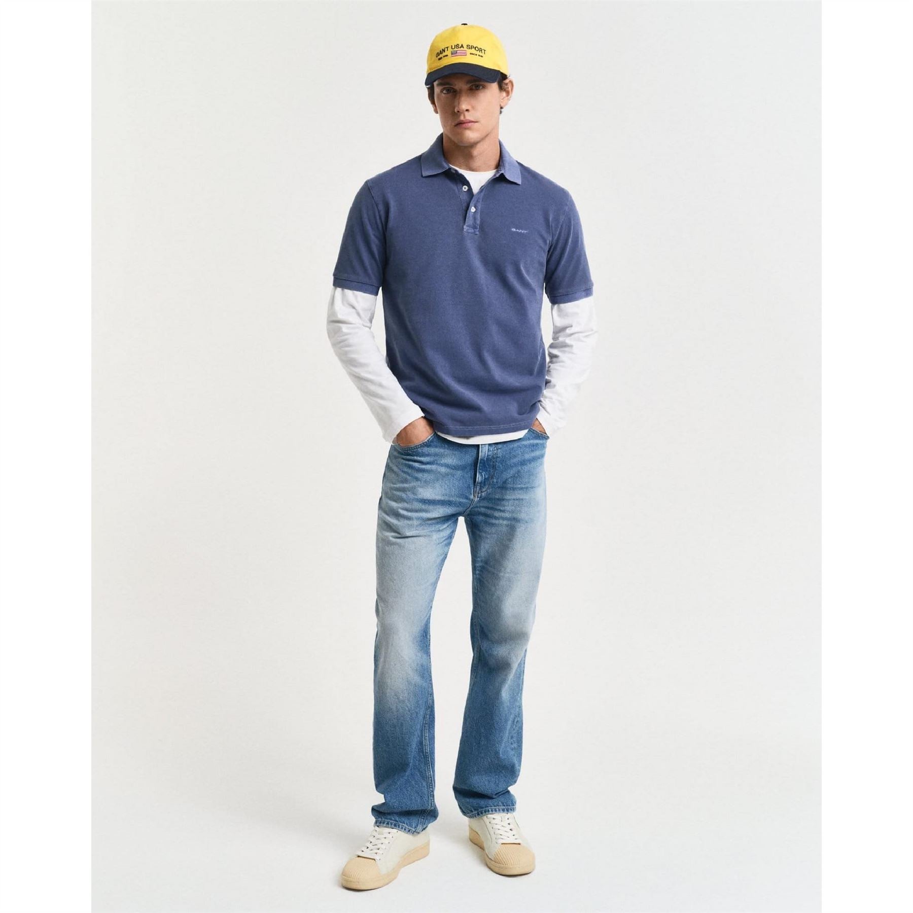 Gant Sunfaded Piqué Polo Shirt