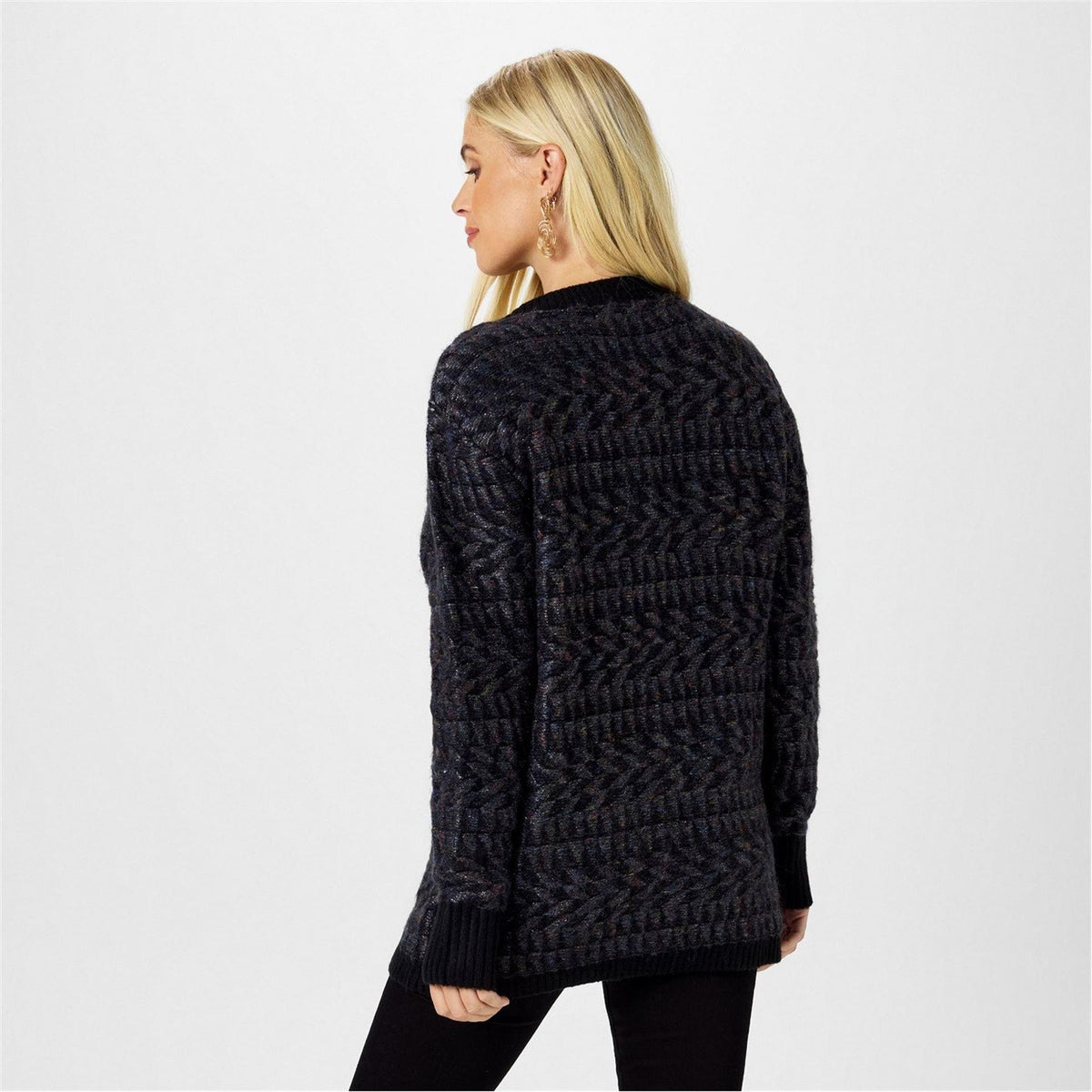 Biba Geo Knitted Cardigan