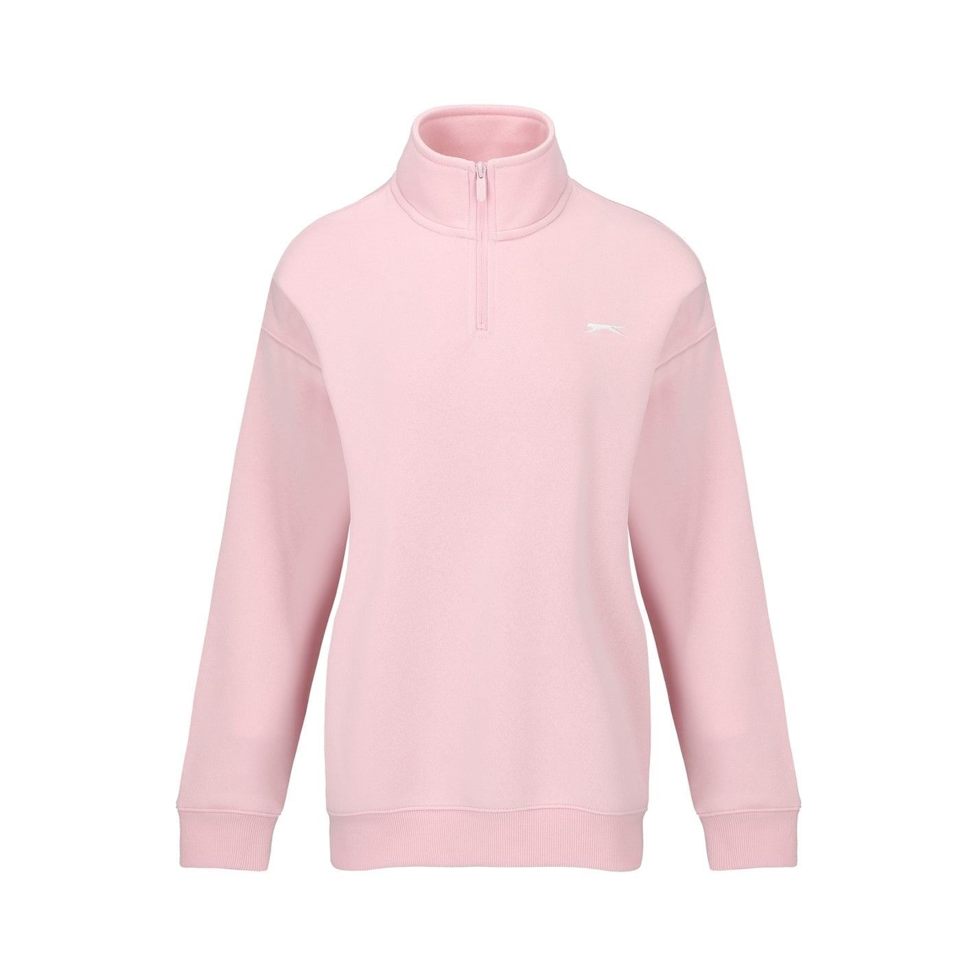 Slazenger Womens Neck Quarter Zip Sweatshirt