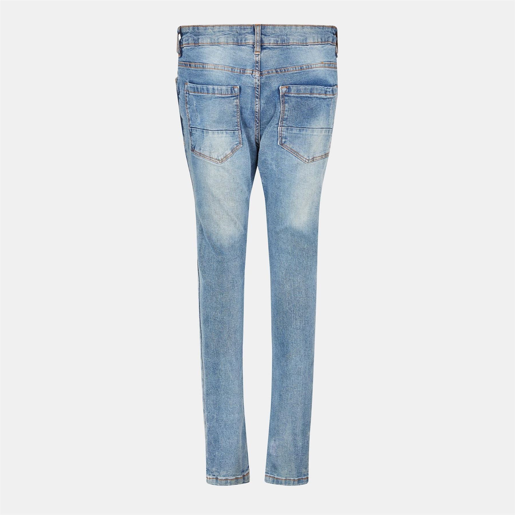 Brave Soul Denim Skinny Jean With Rip Detail