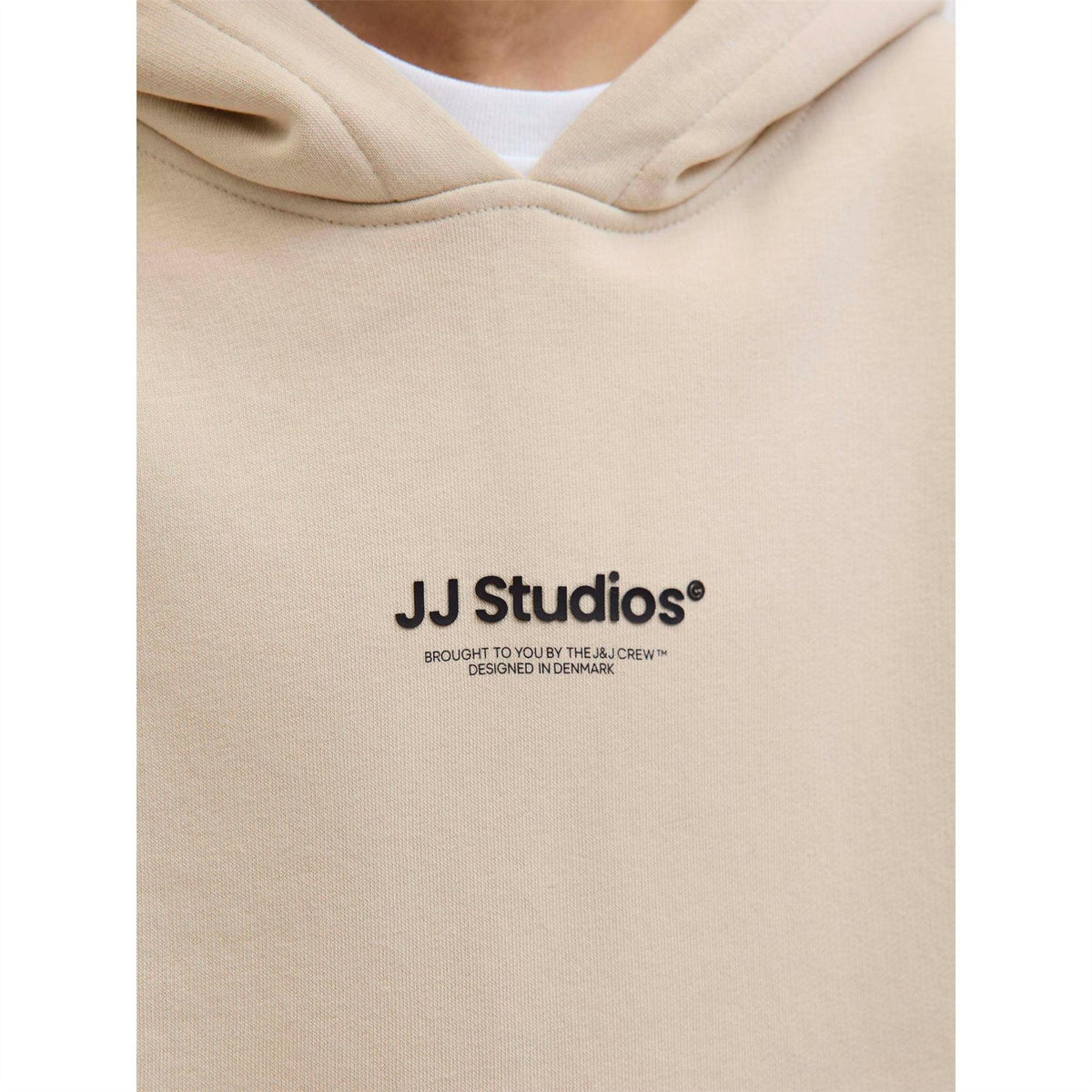 Jack and Jones Soho Text Graphic Hooded Long Sleeve Sweatshirt