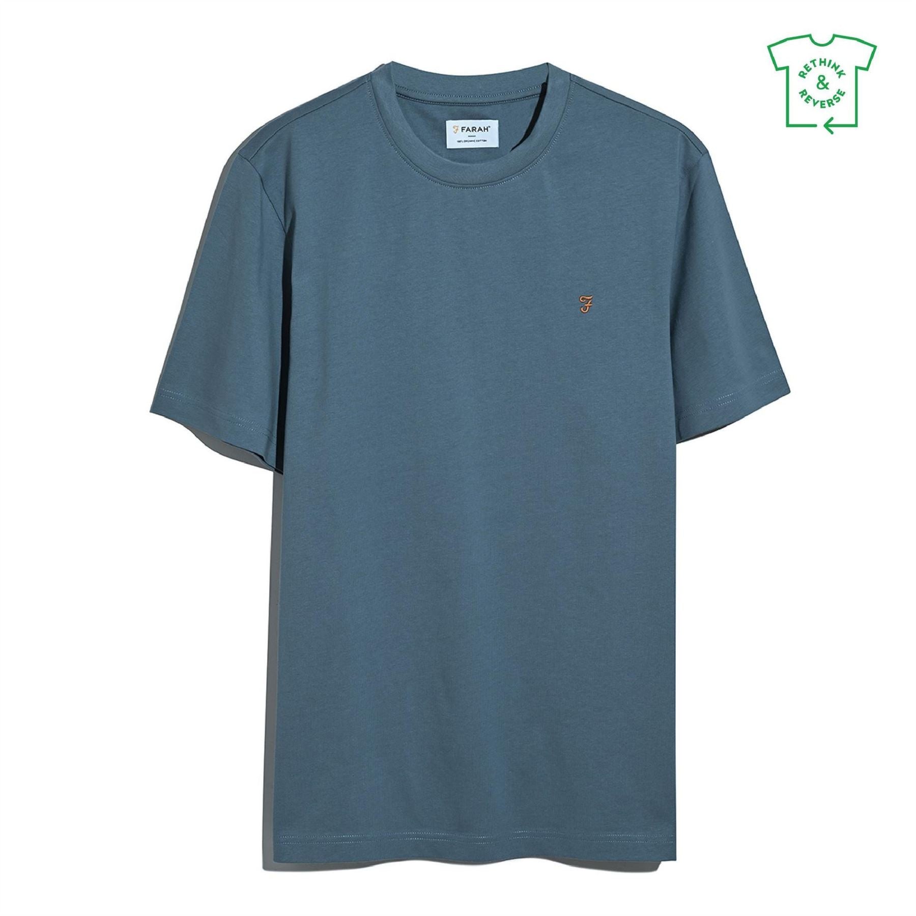 Farah Regular Fit Crew Neck Short Sleeve T-Shirt